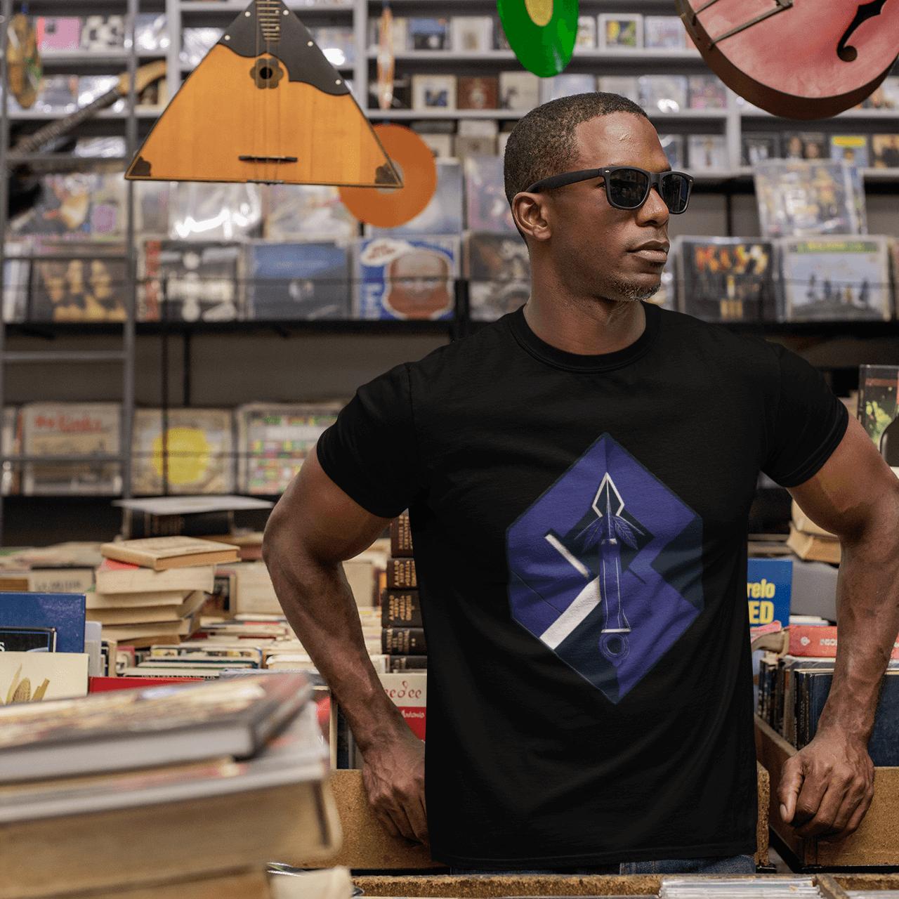 Hexa-Shield Blue Tee | Artists’ Armory