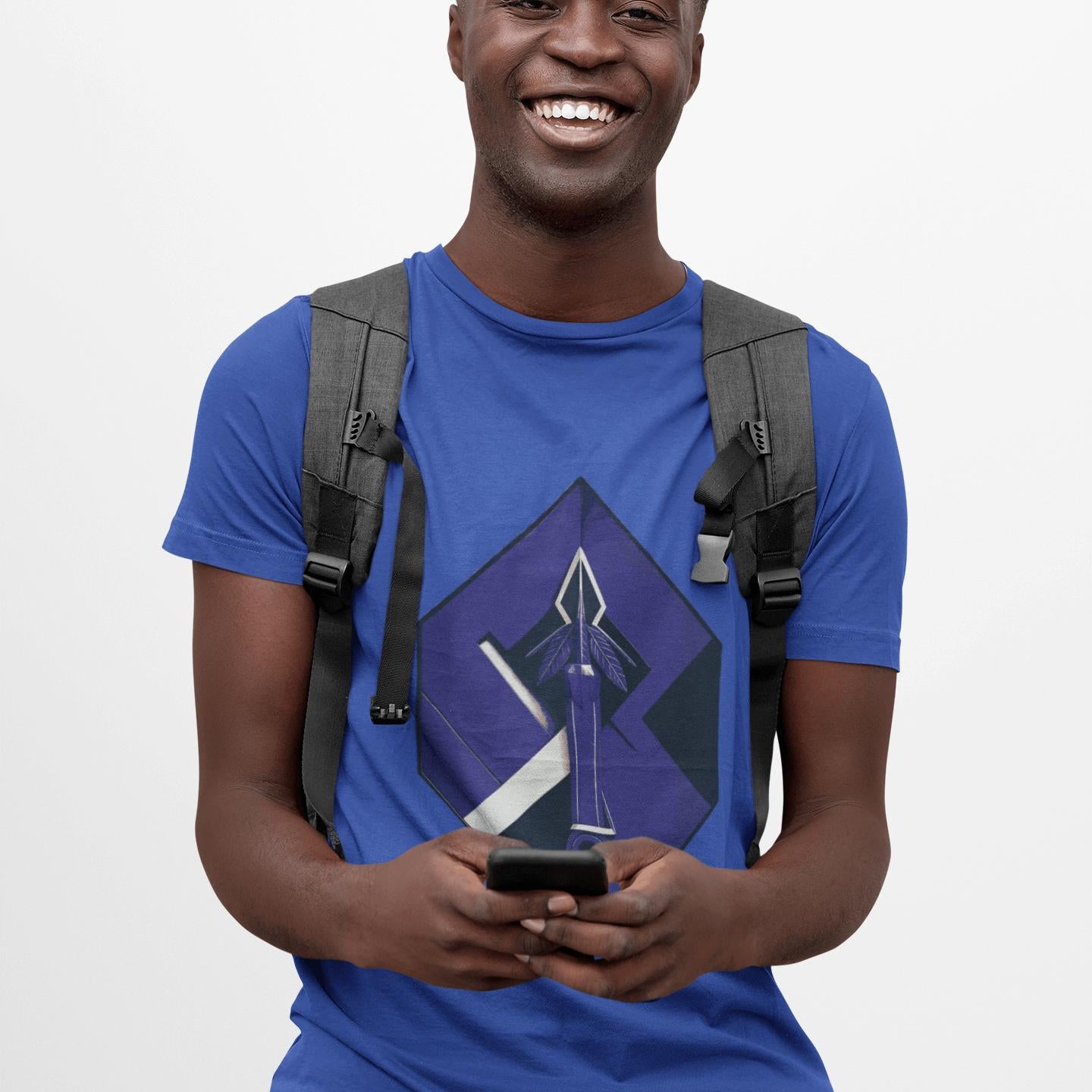 Hexa-Shield Blue Tee | Artists’ Armory