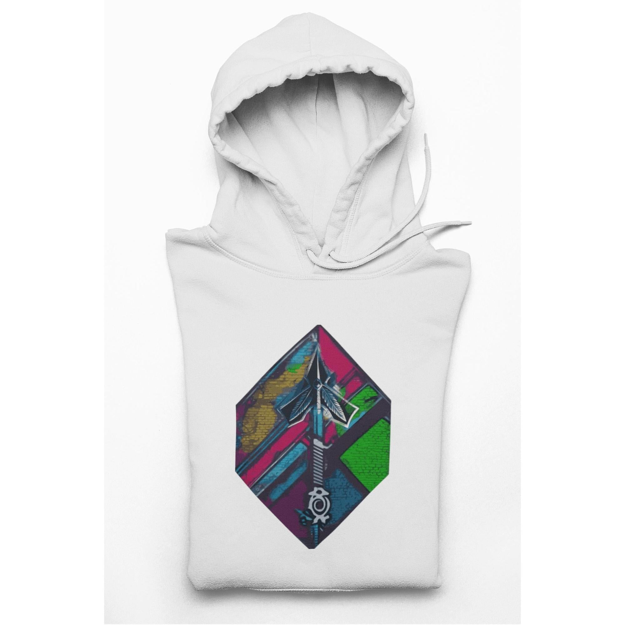Hexa-Spear Graffiti Hoodie | Artists’ Armory