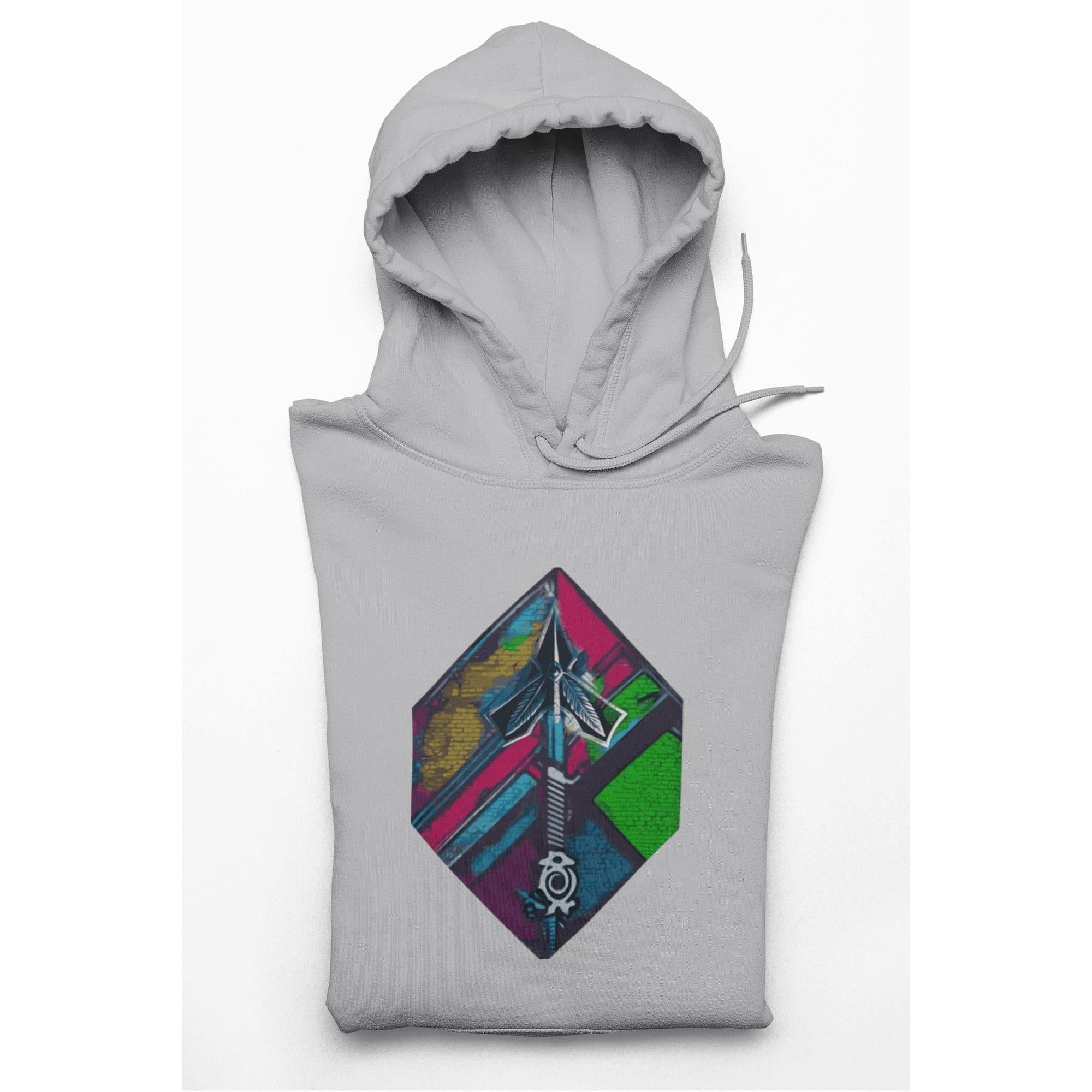 Hexa-Spear Graffiti Hoodie | Artists’ Armory