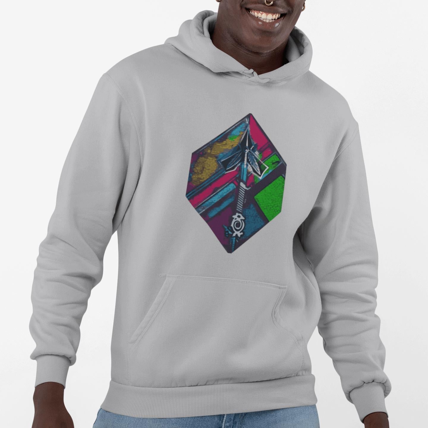 Hexa-Spear Graffiti Hoodie | Artists’ Armory
