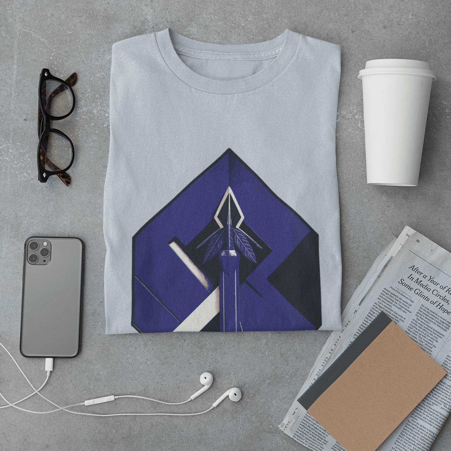 Hexa Spear T-Shirt – Blue Prism Streetwear | Artists’ Armory