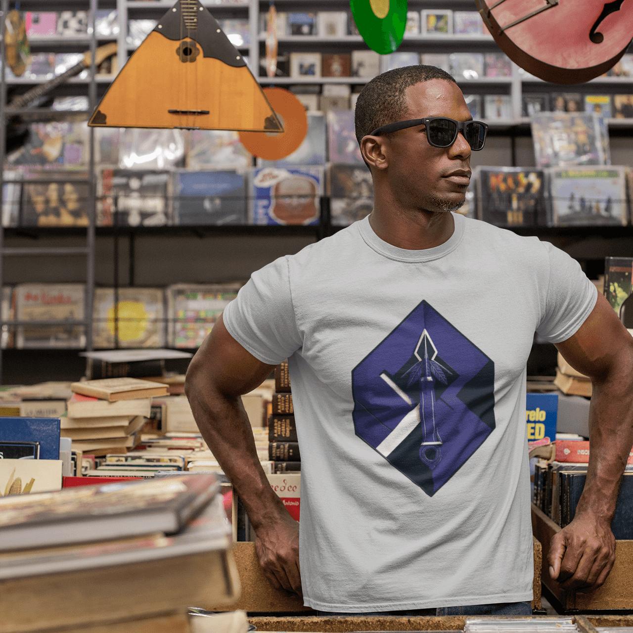 Hexa Spear T-Shirt – Blue Prism Streetwear | Artists’ Armory