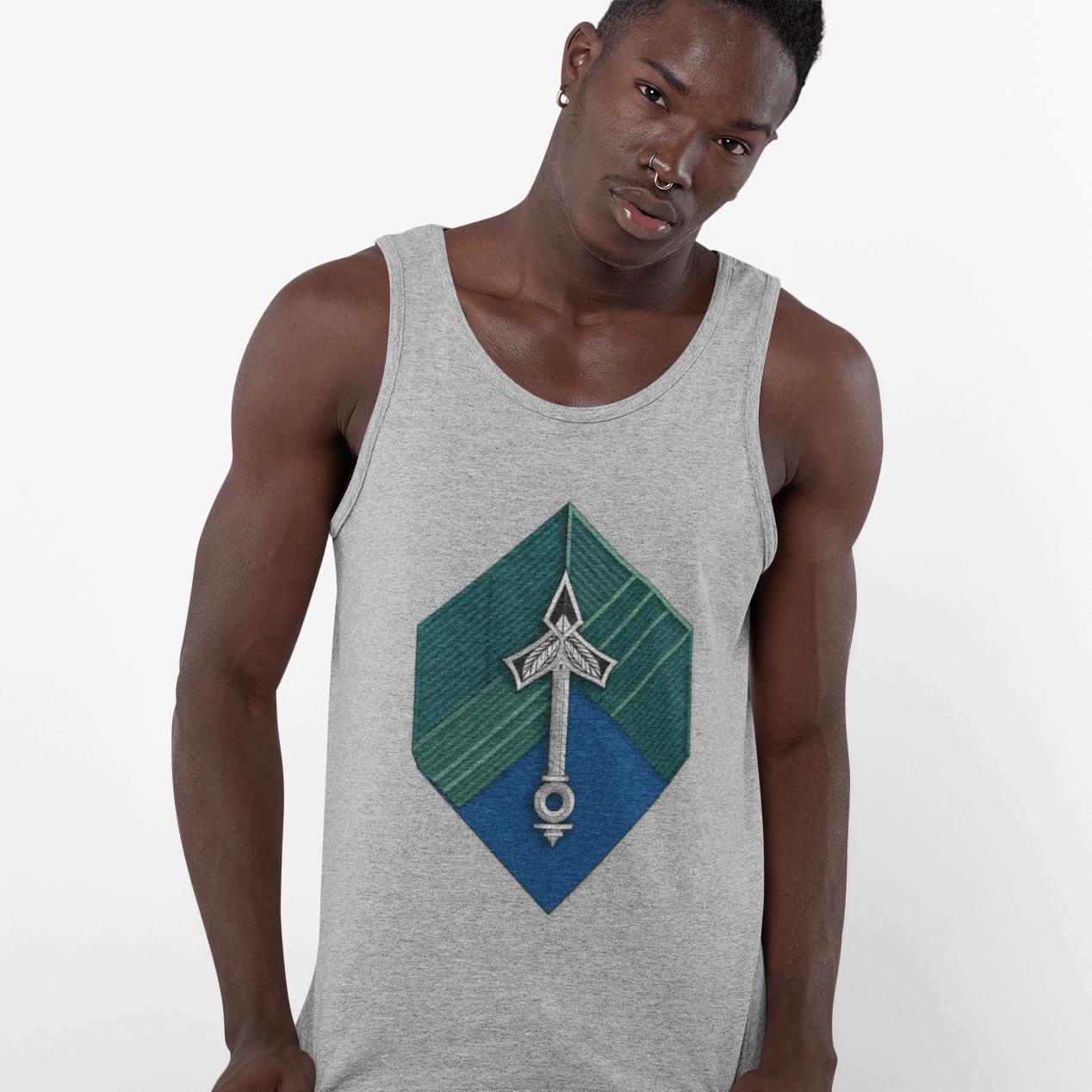 Hexa-Symbol Tank Top – Vault Blue | Artists’ Armory