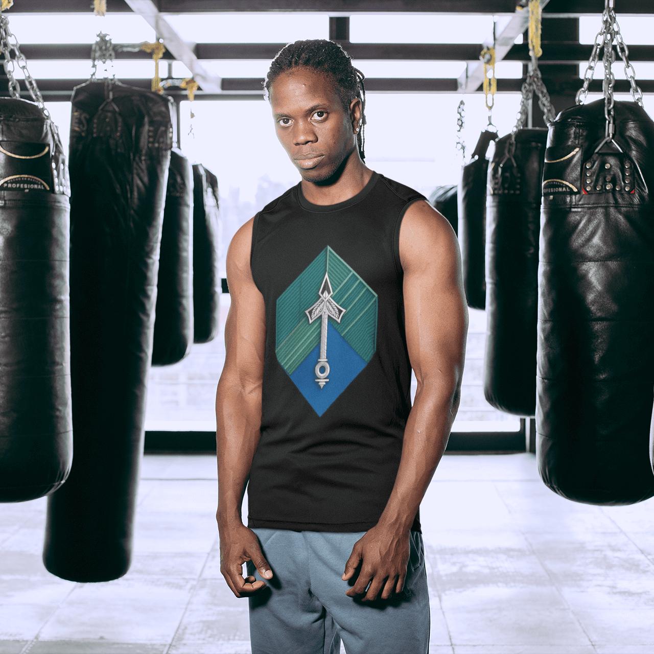 Hexa-Symbol Tank Top – Vault Blue | Artists’ Armory