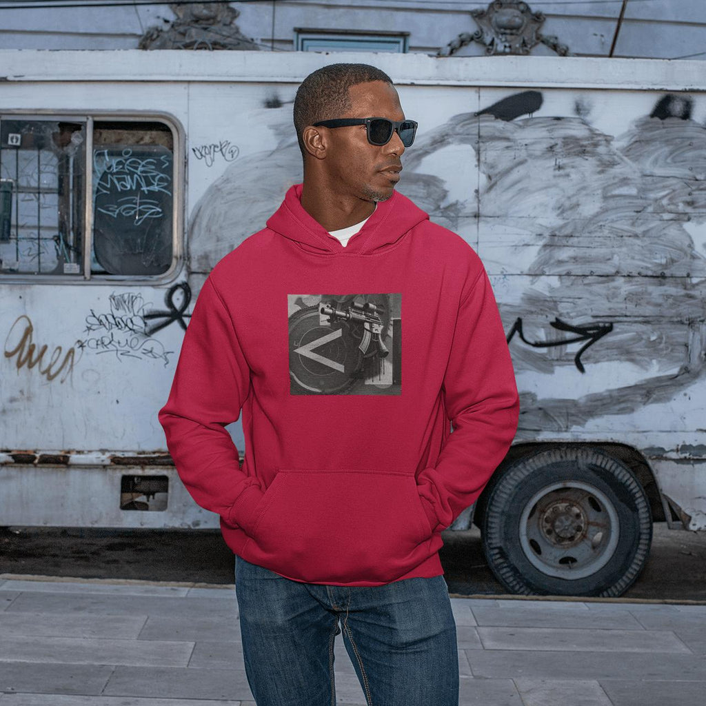 Machine Gun As Art Hoodie – Noir | Artists’ Armory