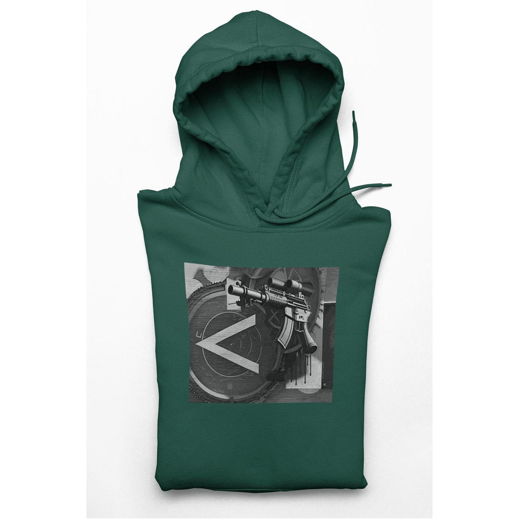 Machine Gun As Art Hoodie – Noir | Artists’ Armory