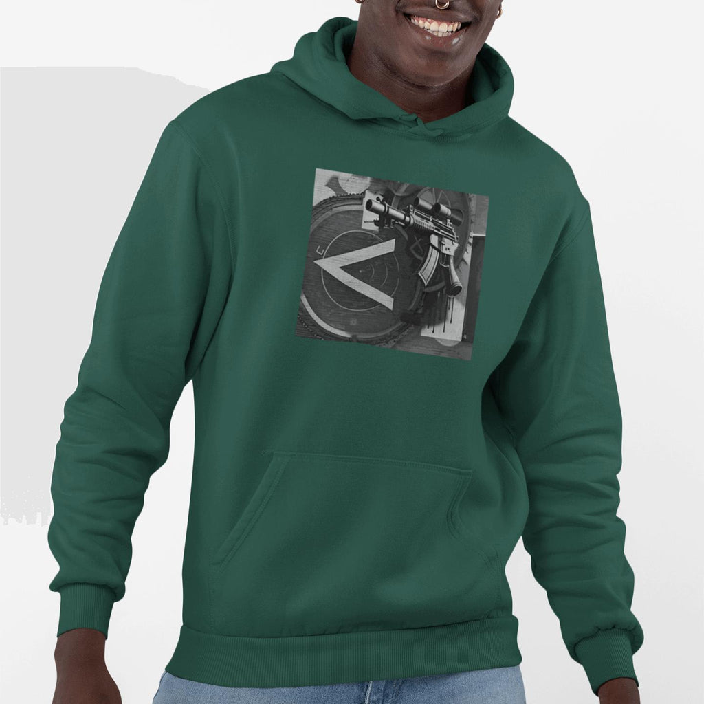 Machine Gun As Art Hoodie – Noir | Artists’ Armory