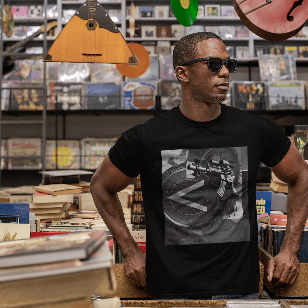 Machine Gun As Art Original Graphic Tee | Artists’ Armory