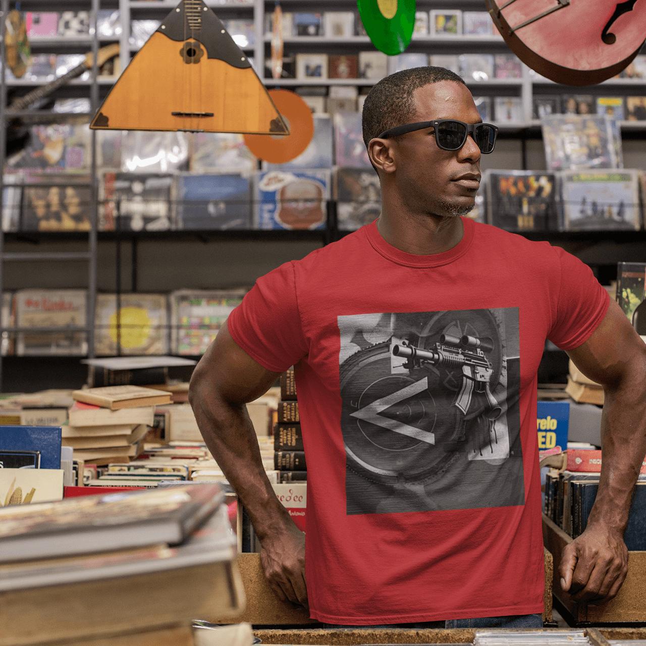 Machine Gun As Art Original Graphic Tee | Artists’ Armory