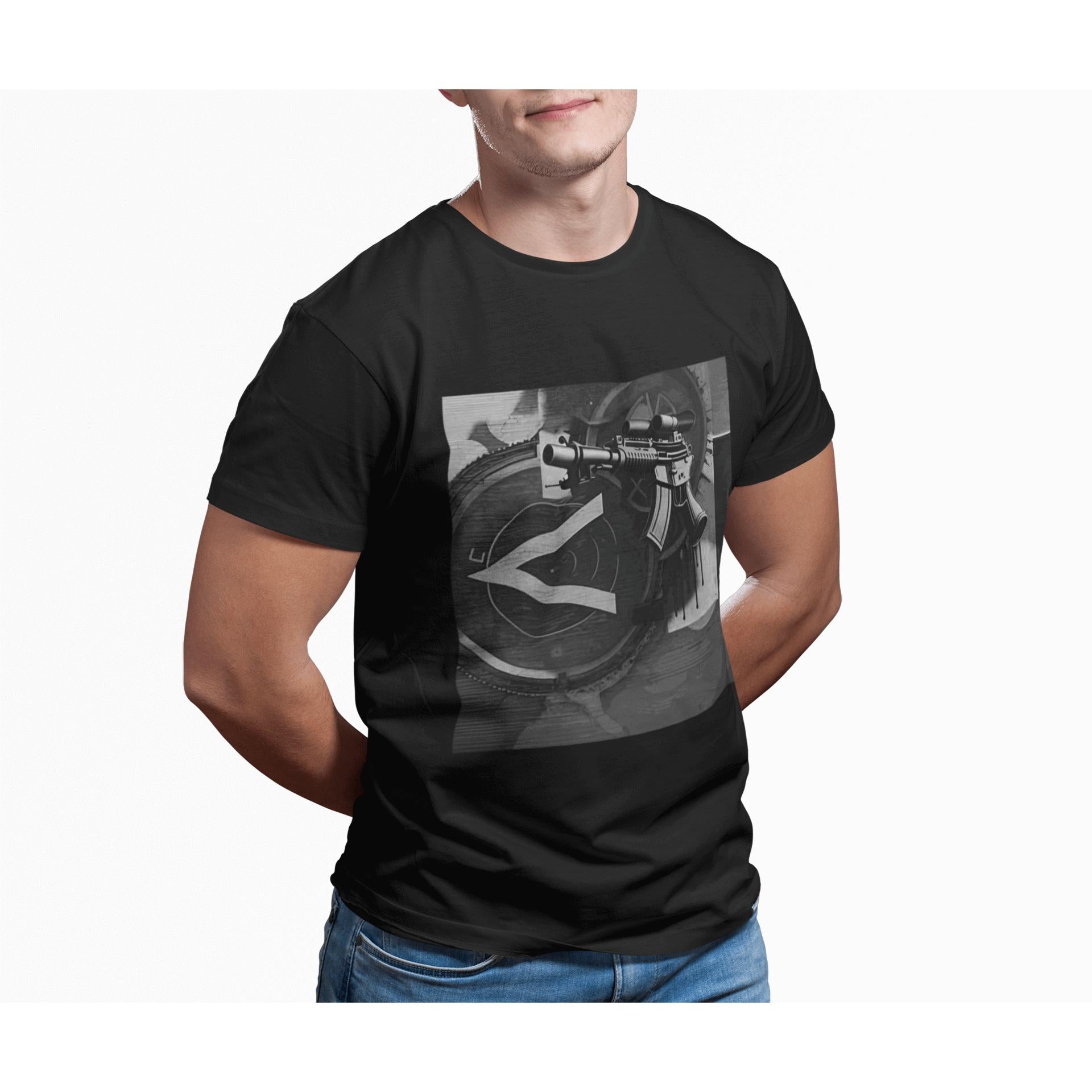 Machine Gun As Art Original Graphic Tee | Artists’ Armory