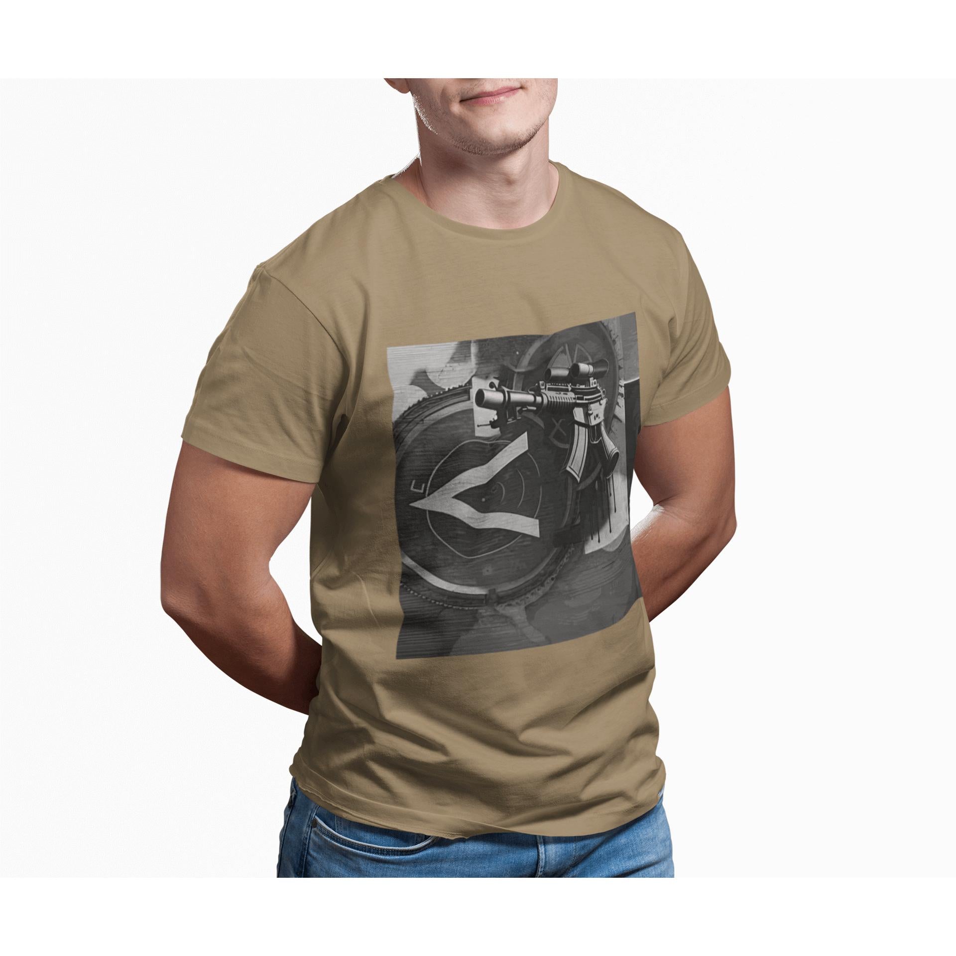 Machine Gun As Art Original Graphic Tee | Artists’ Armory