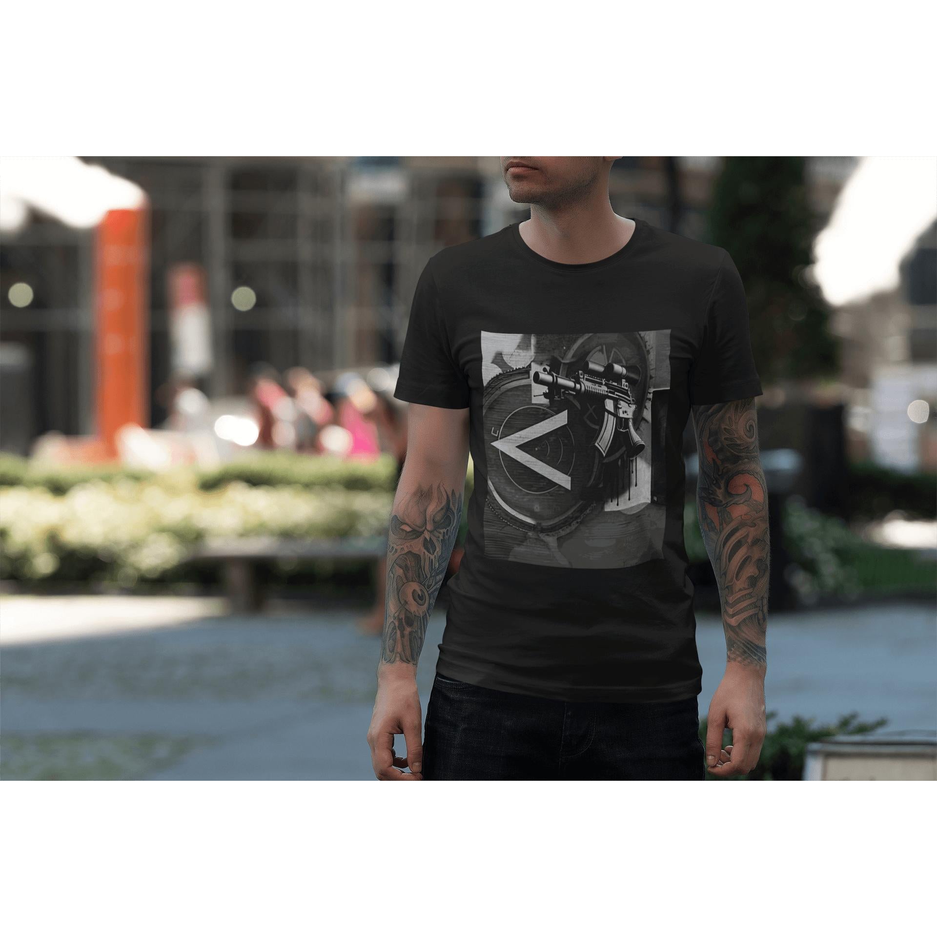 Machine Gun As Art Original Graphic Tee | Artists’ Armory