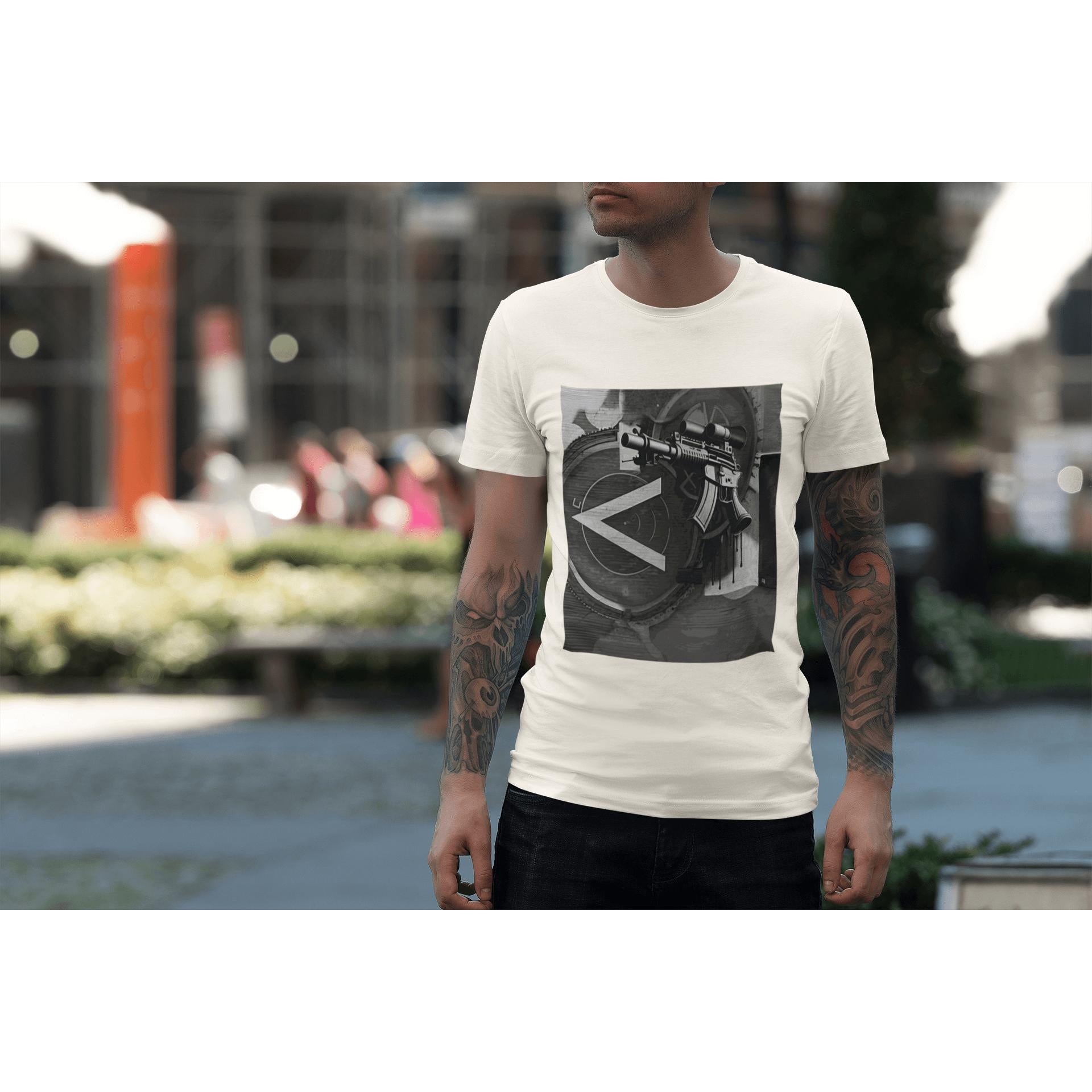 Machine Gun As Art Original Graphic Tee | Artists’ Armory