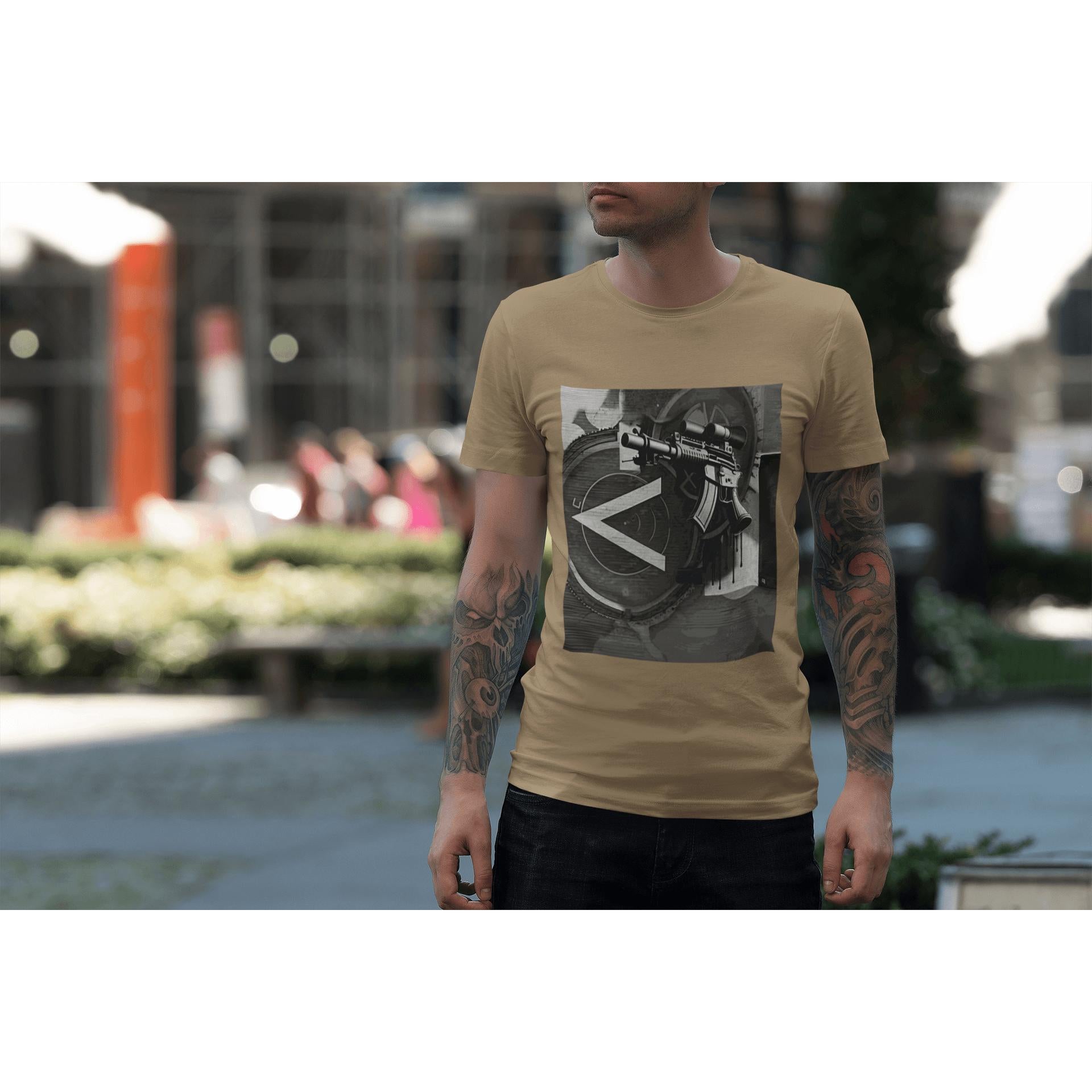Machine Gun As Art Original Graphic Tee | Artists’ Armory