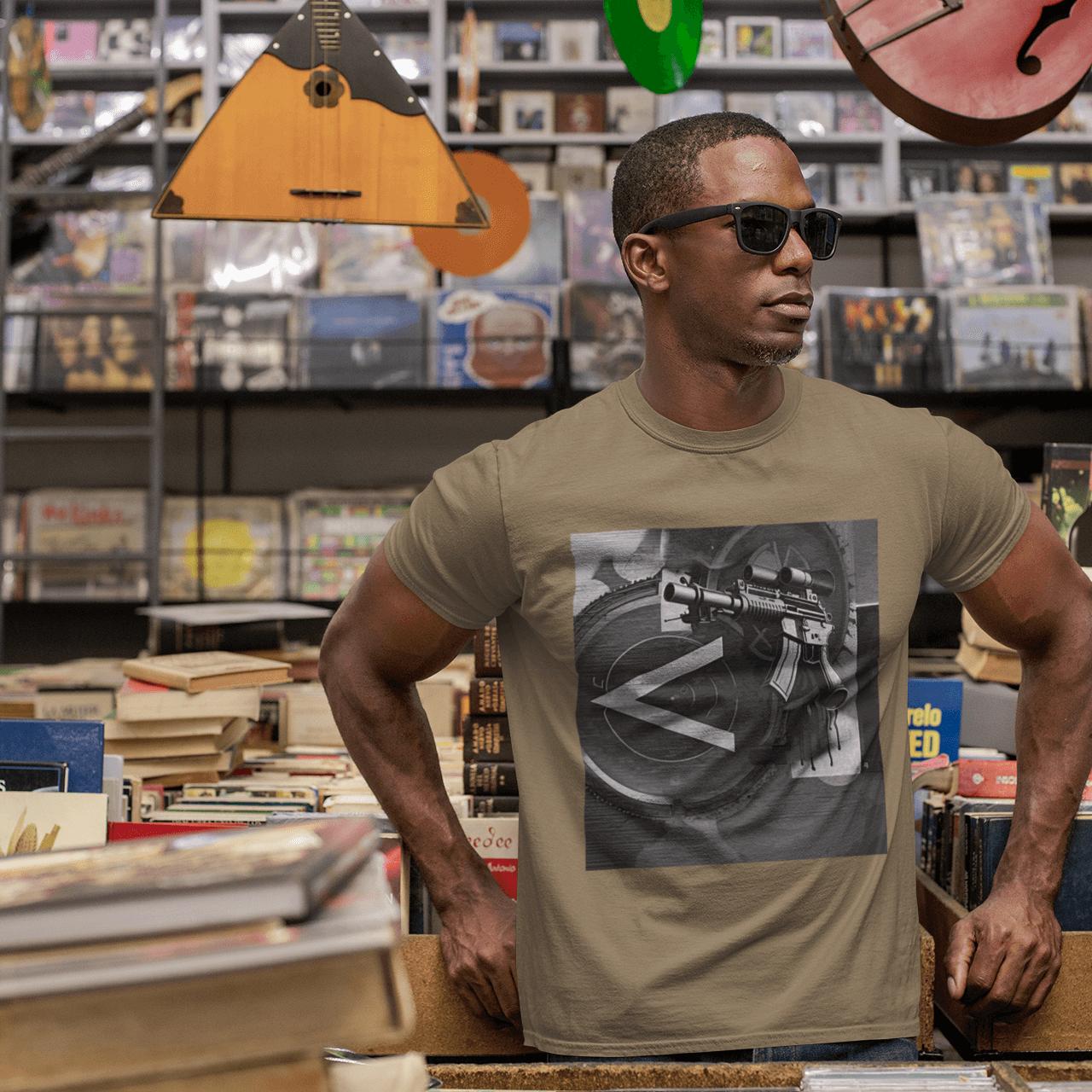 Machine Gun As Art Original Graphic Tee | Artists’ Armory