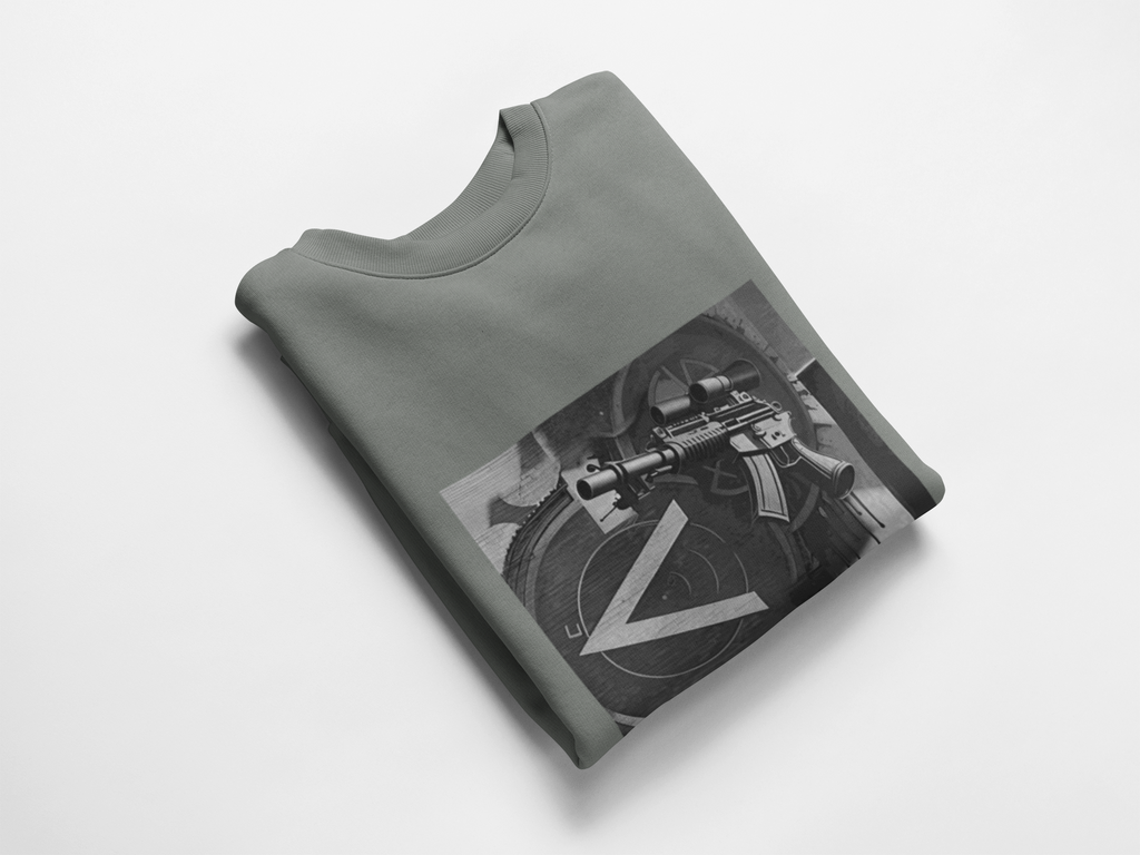 Machine Gun As Art Sweatshirt | Artists' Armory