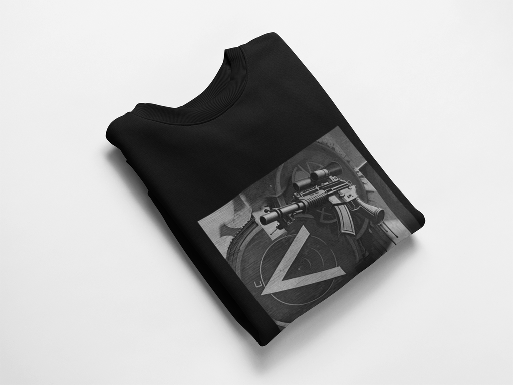 Machine Gun As Art Sweatshirt | Artists' Armory
