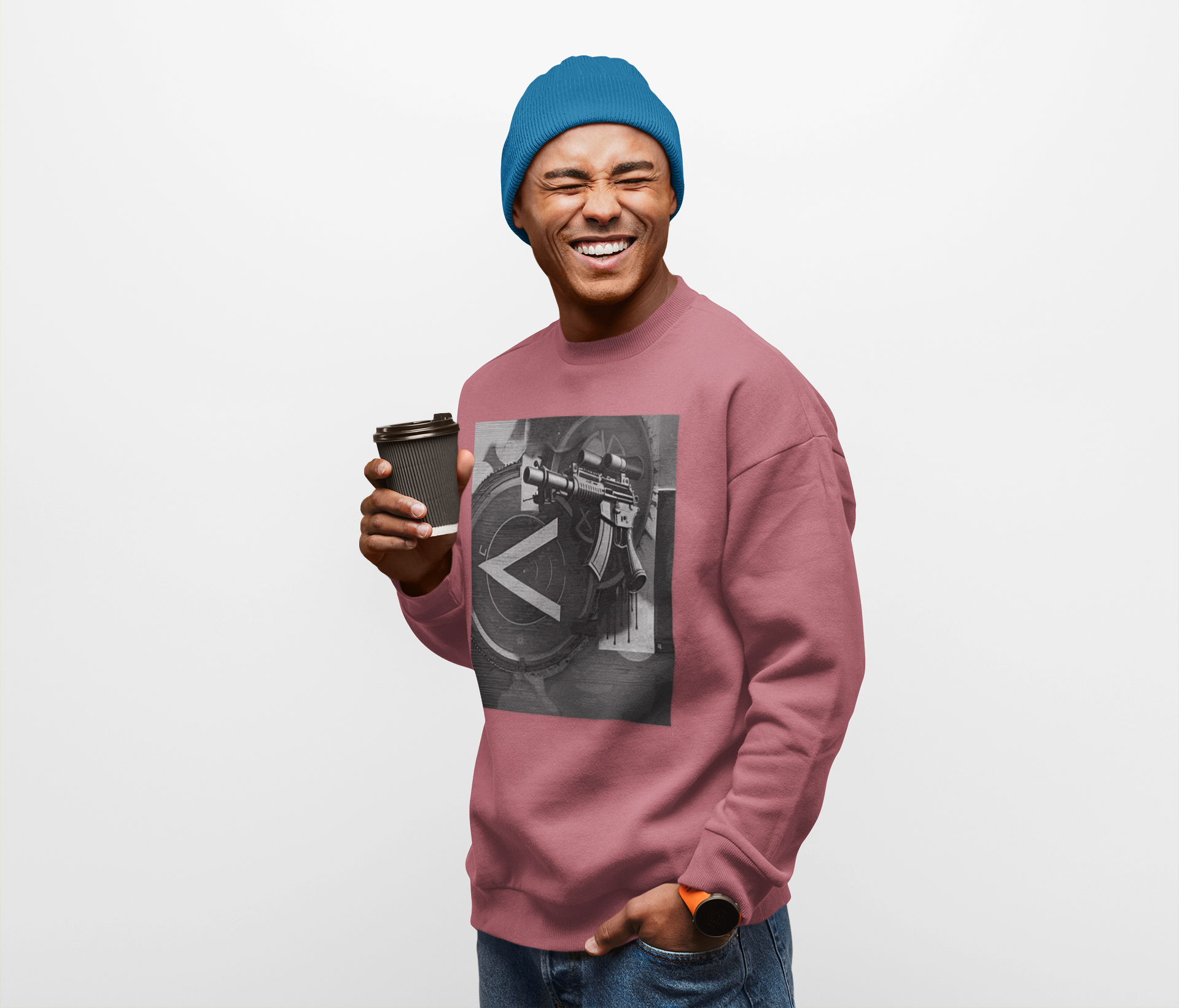 Machine Gun As Art Sweatshirt | Artists' Armory