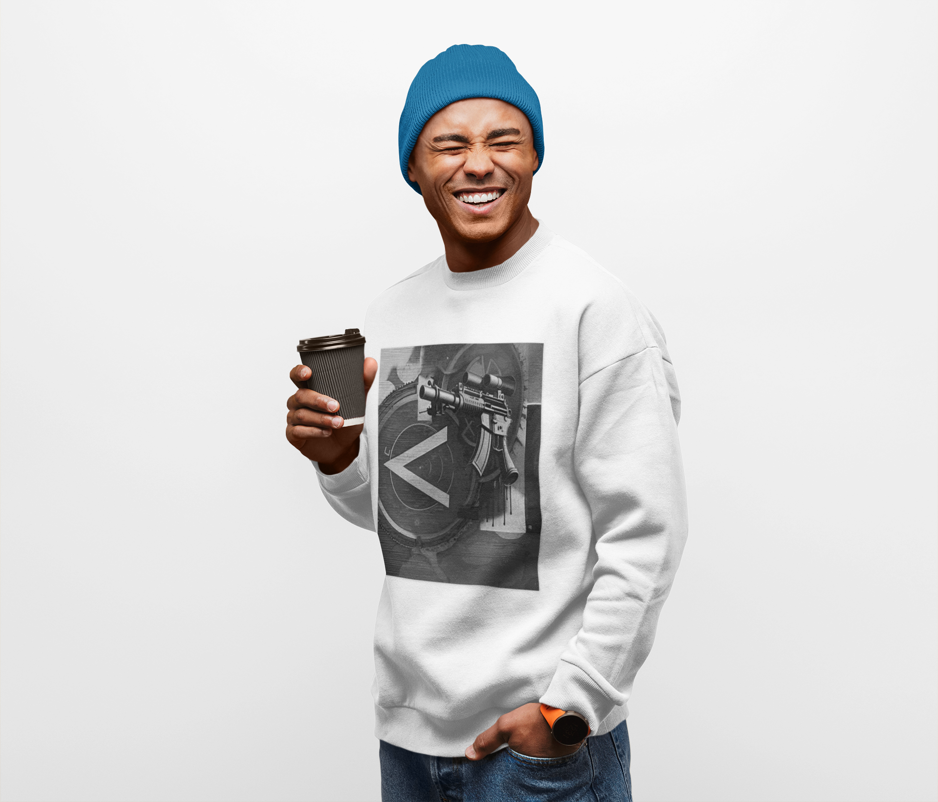 Machine Gun As Art Sweatshirt | Artists' Armory