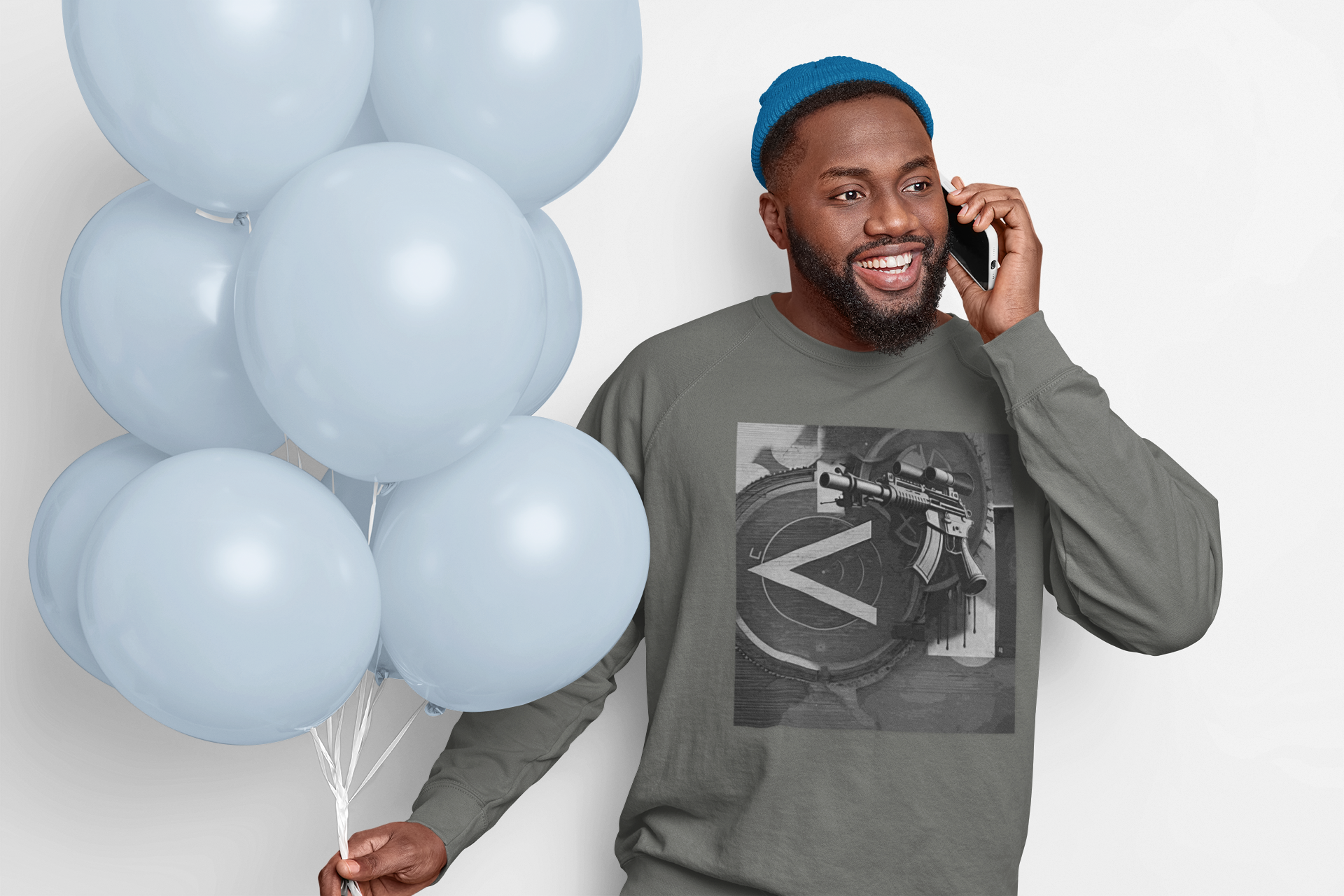 Machine Gun As Art Sweatshirt | Artists' Armory