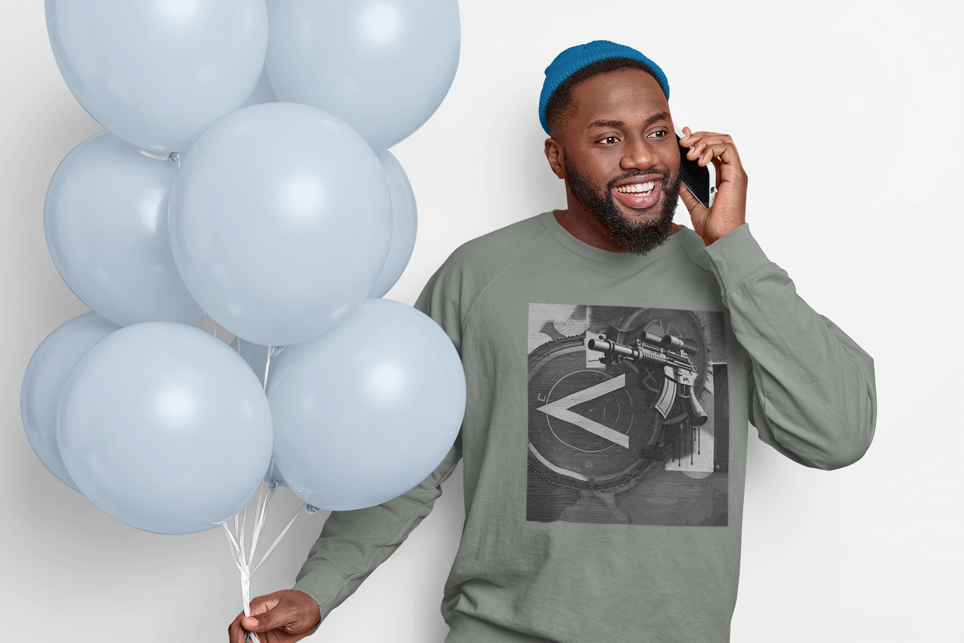 Machine Gun As Art Sweatshirt | Artists' Armory
