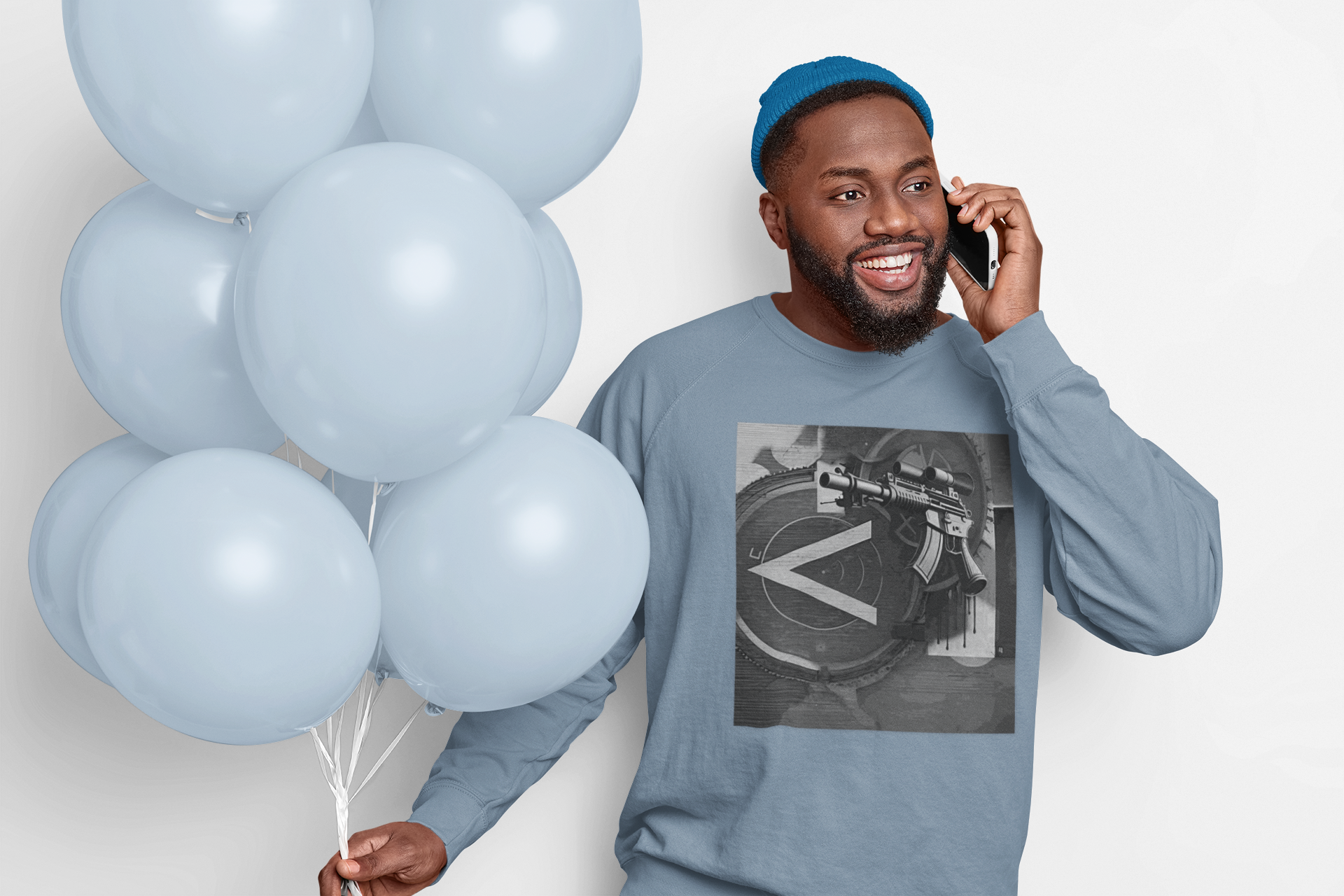 Machine Gun As Art Sweatshirt | Artists' Armory