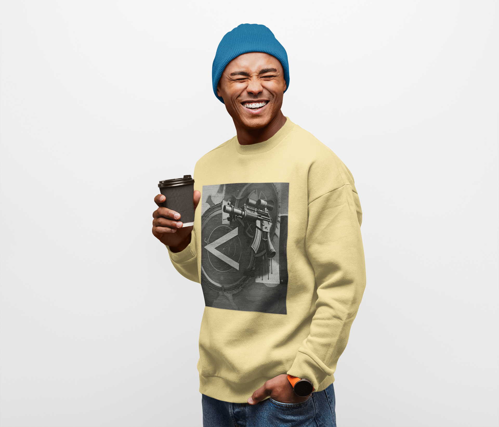 Machine Gun As Art Sweatshirt | Artists' Armory