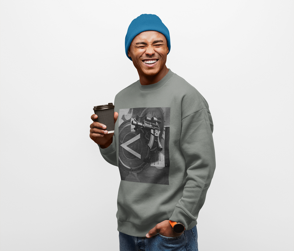 Machine Gun As Art Sweatshirt | Artists' Armory