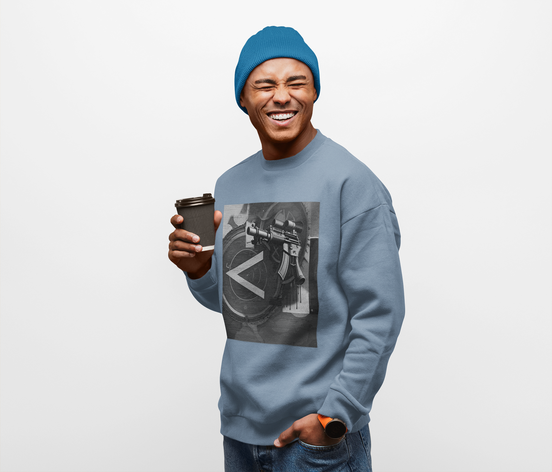 Machine Gun As Art Sweatshirt | Artists' Armory