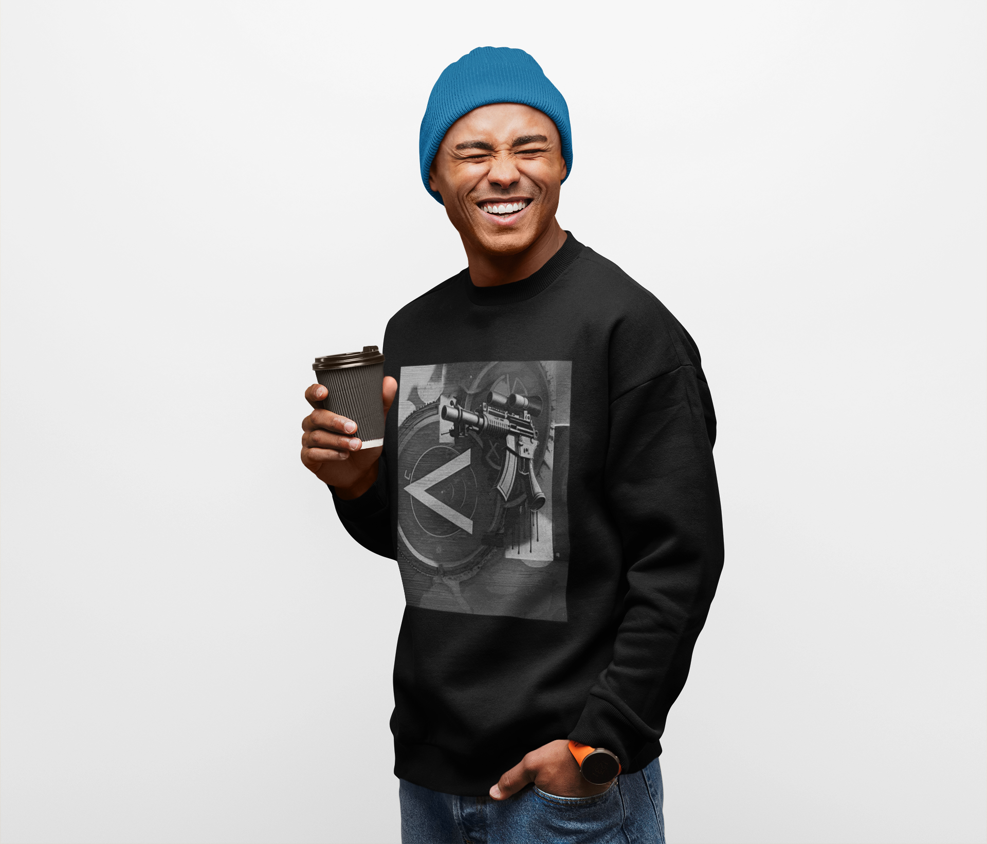 Machine Gun As Art Sweatshirt | Artists' Armory