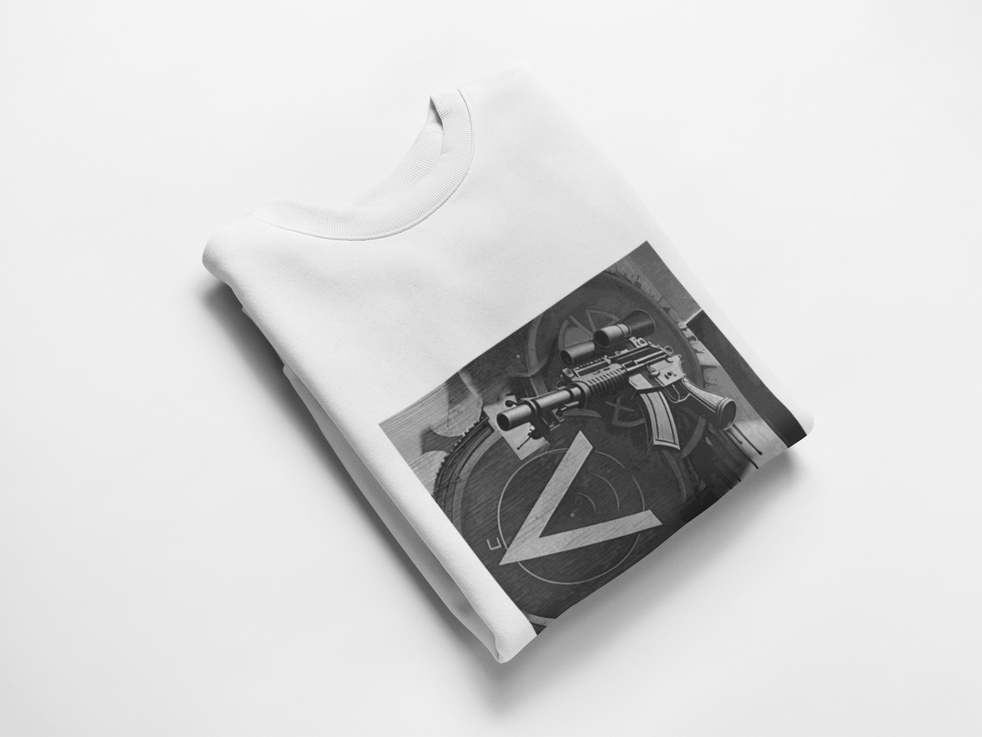 Machine Gun As Art Sweatshirt | Artists' Armory