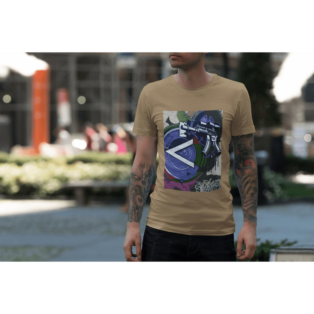 Machine Gun Expressionism Tee – Blue | Artists’ Armory