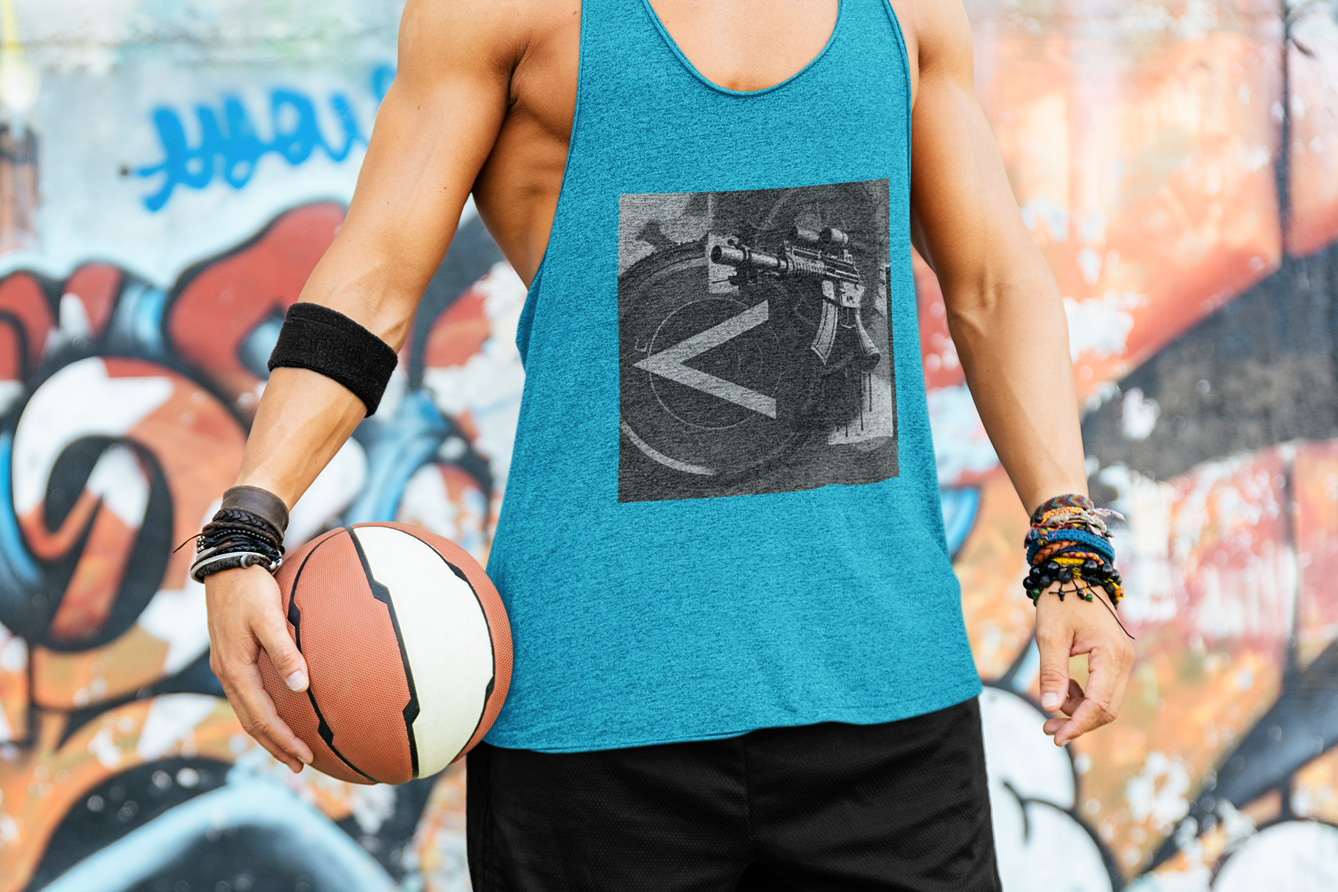 Machine Gun as Art Tank Top | Artists' Armory
