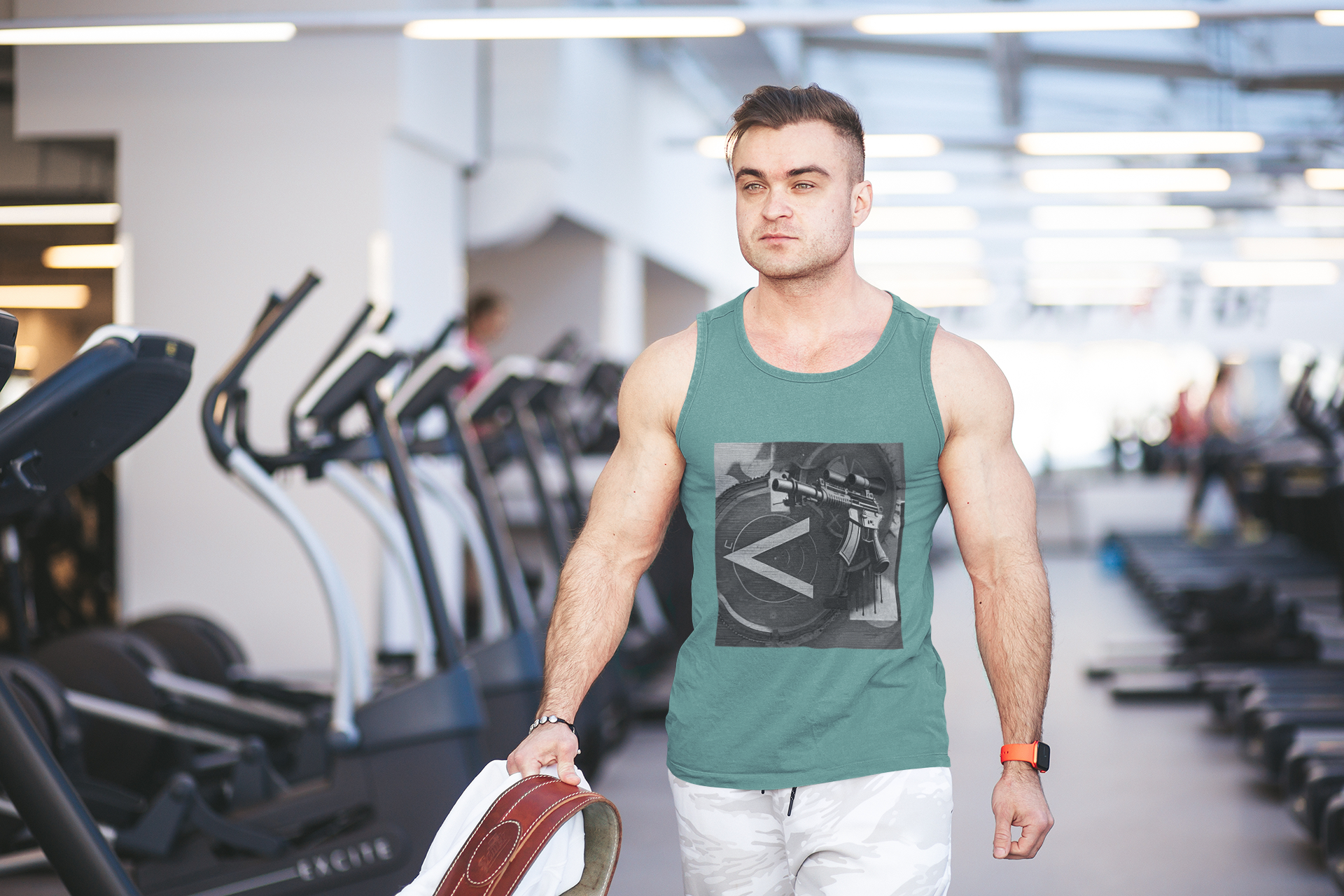 Machine Gun as Art Tank Top | Artists' Armory