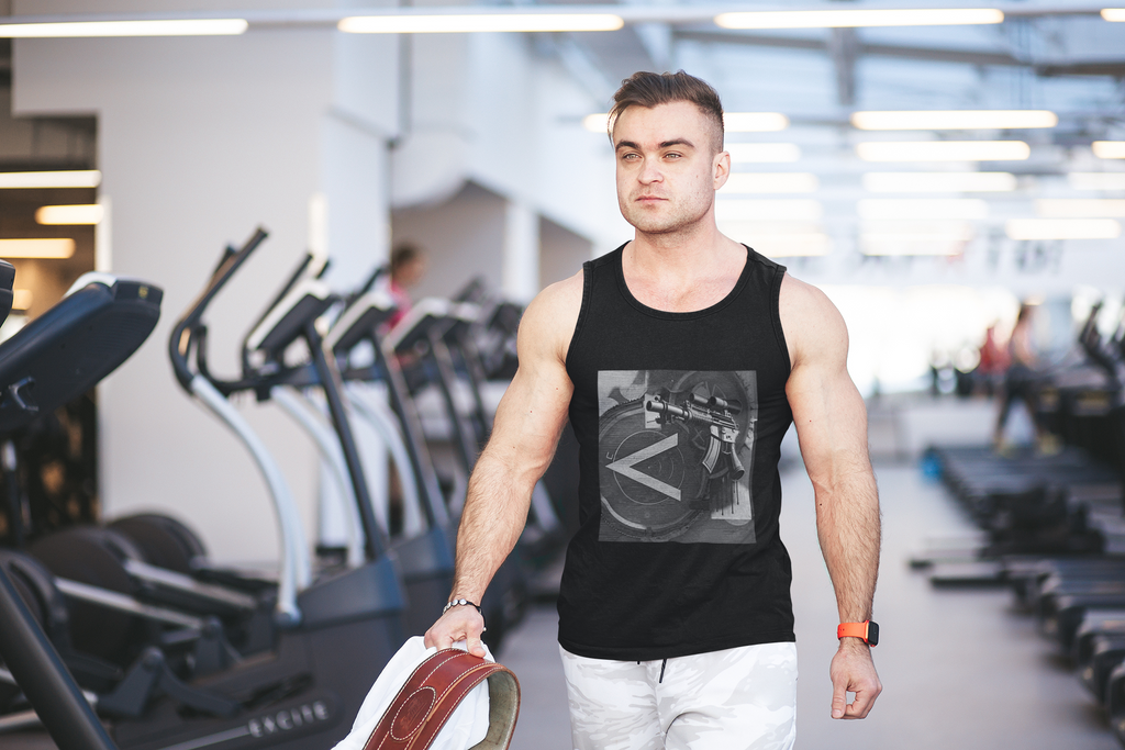 Machine Gun as Art Tank Top | Artists' Armory