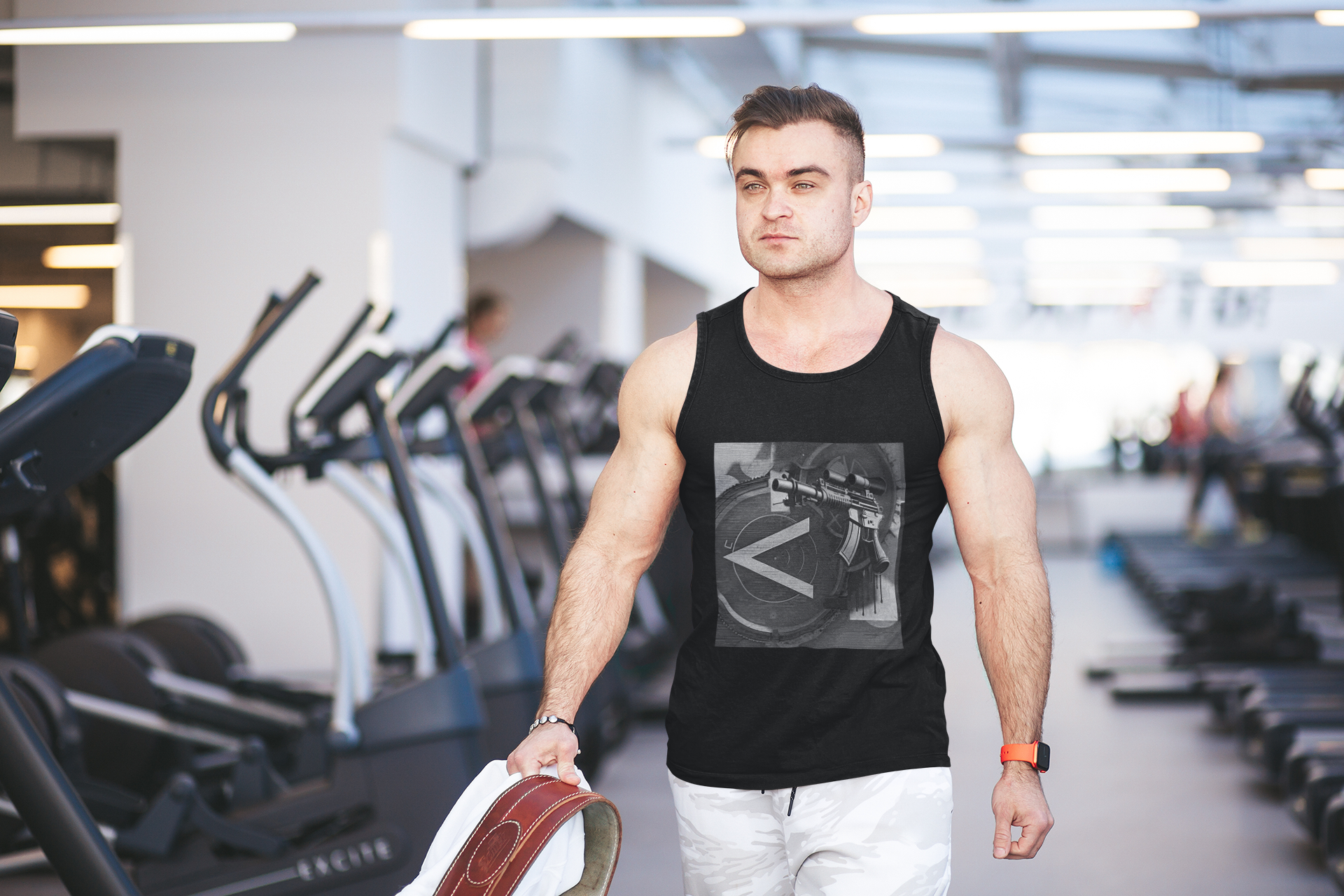 Machine Gun as Art Tank Top | Artists' Armory