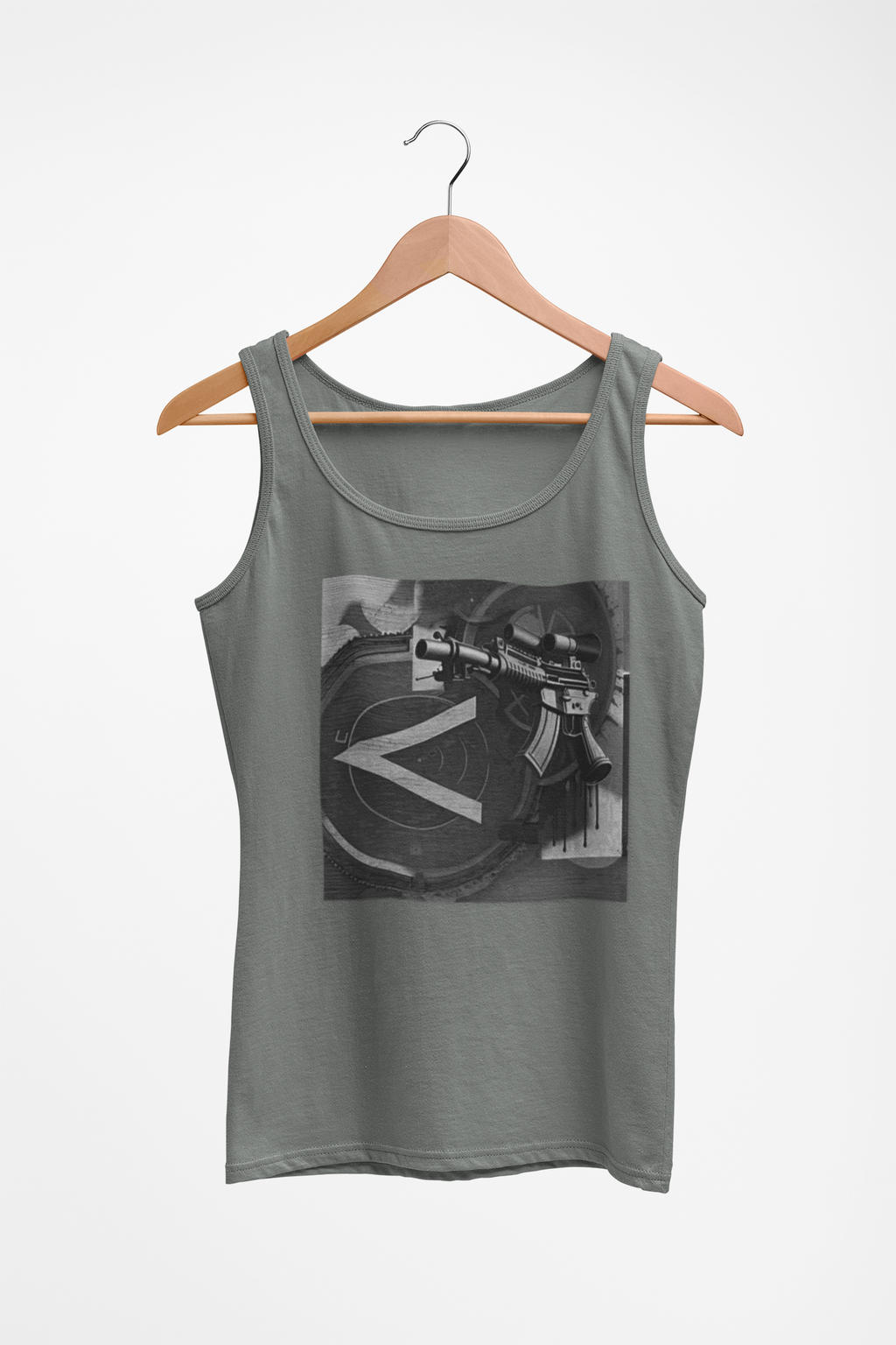 Machine Gun as Art Tank Top | Artists' Armory