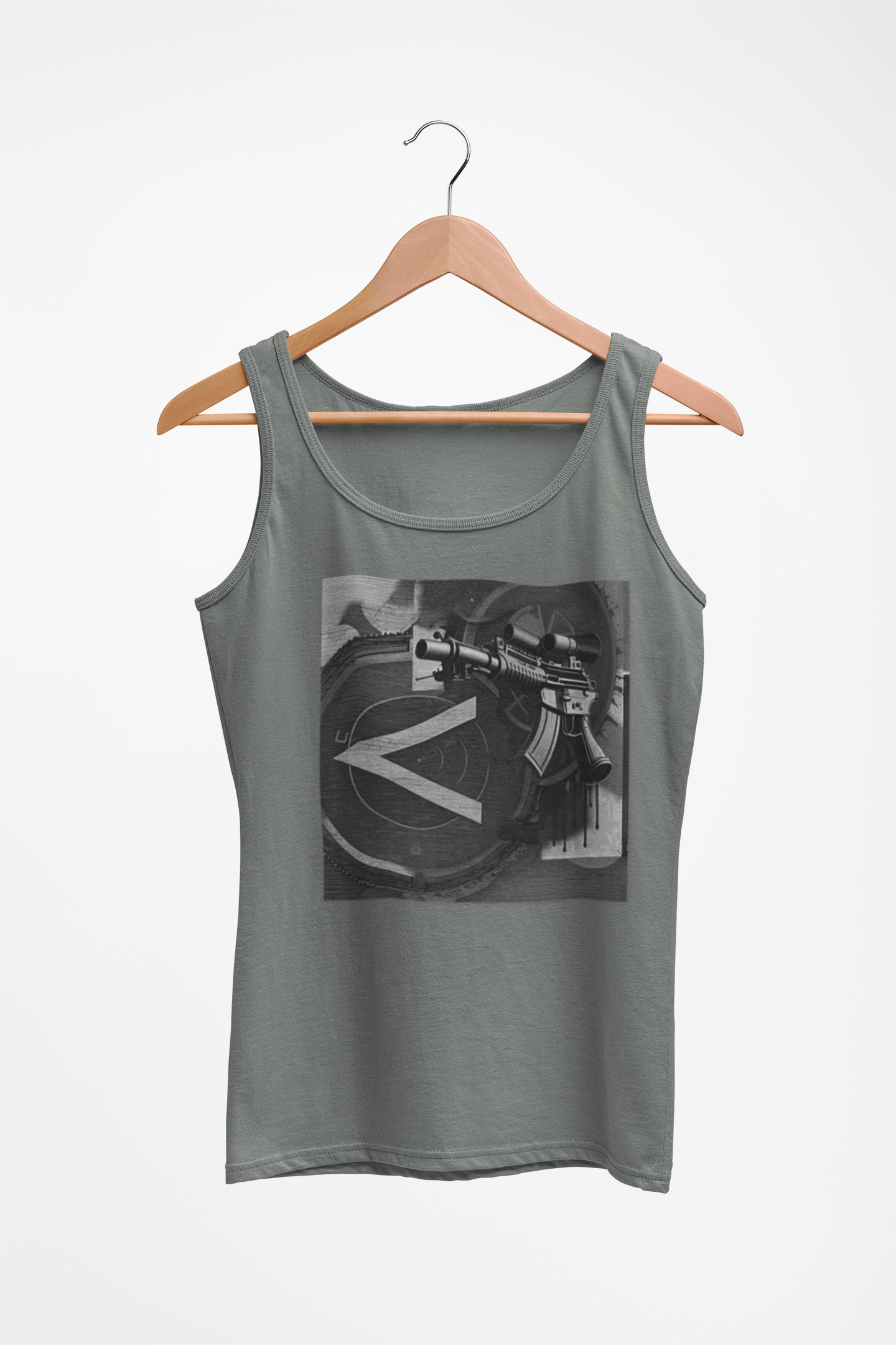 Machine Gun as Art Tank Top | Artists' Armory