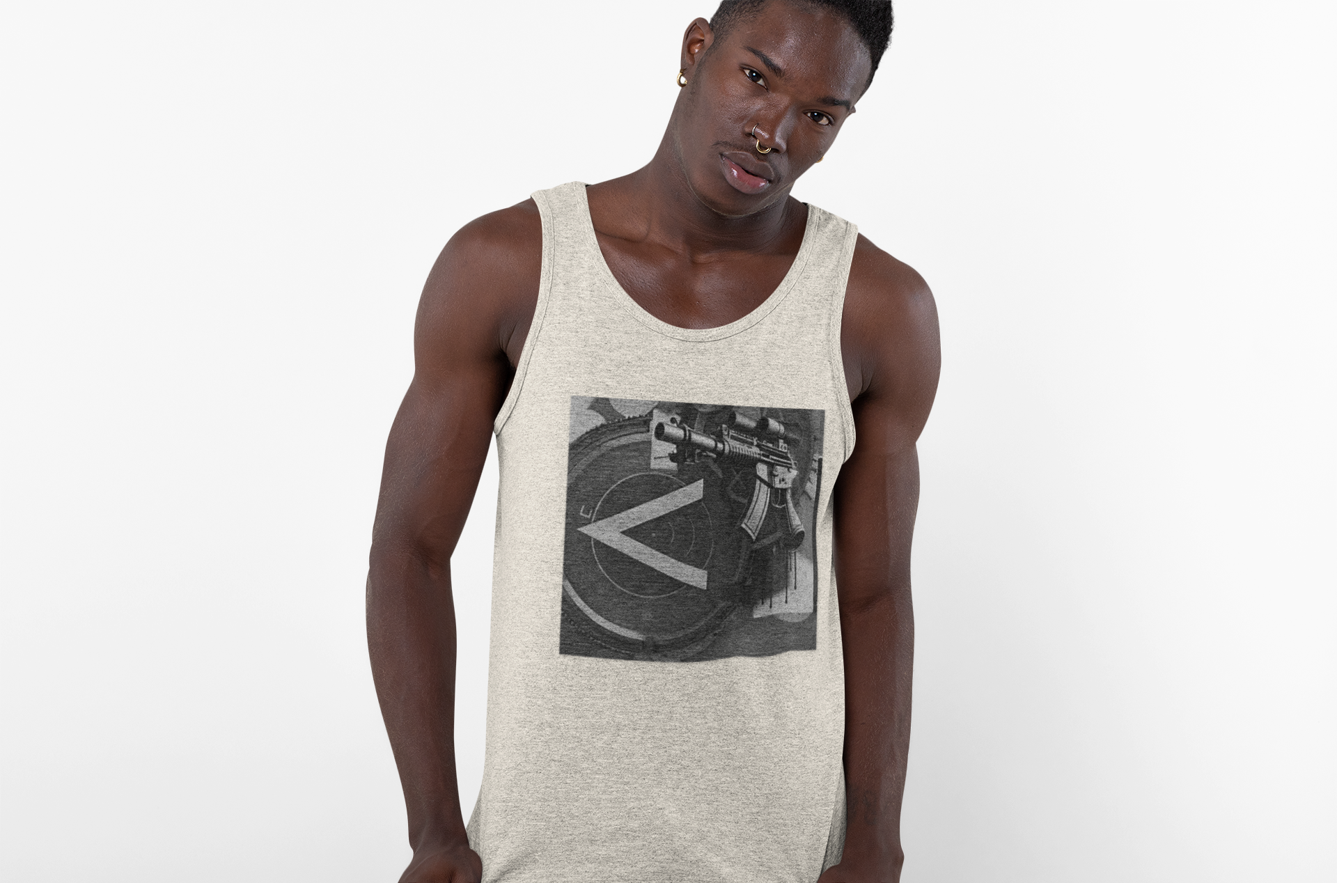 Machine Gun as Art Tank Top | Artists' Armory
