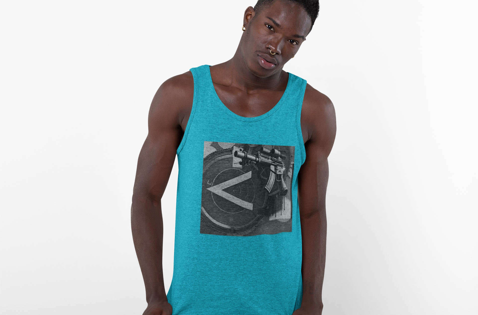 Machine Gun as Art Tank Top | Artists' Armory