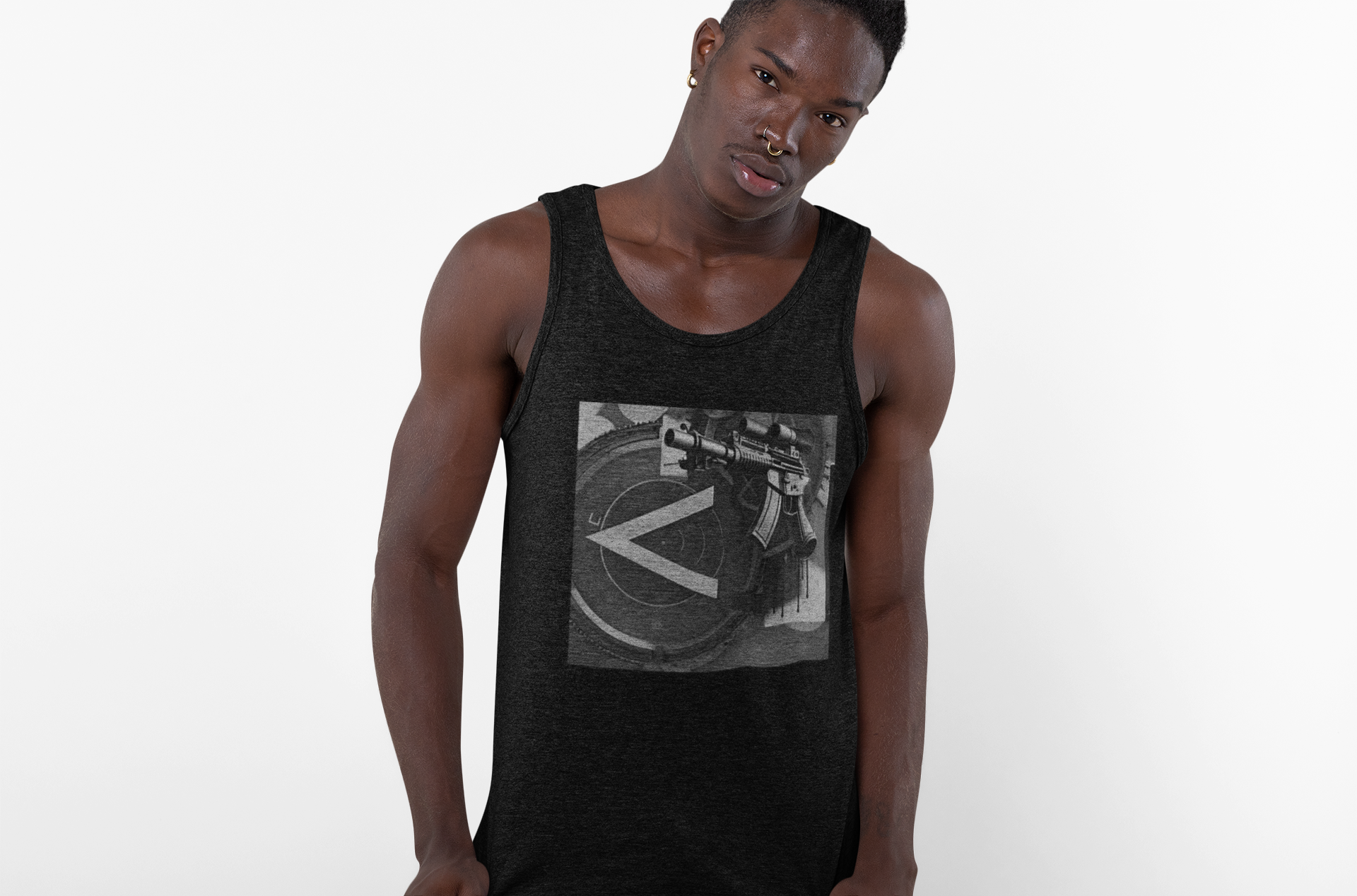 Machine Gun as Art Tank Top | Artists' Armory