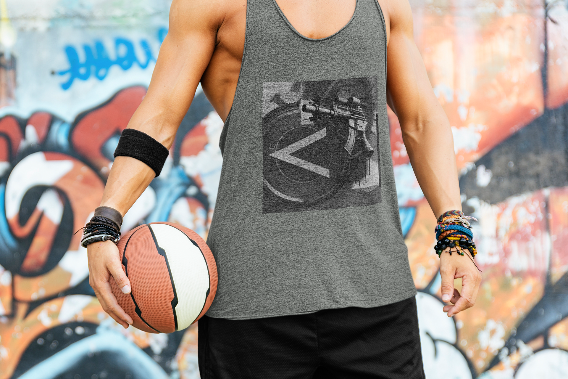 Machine Gun as Art Tank Top | Artists' Armory