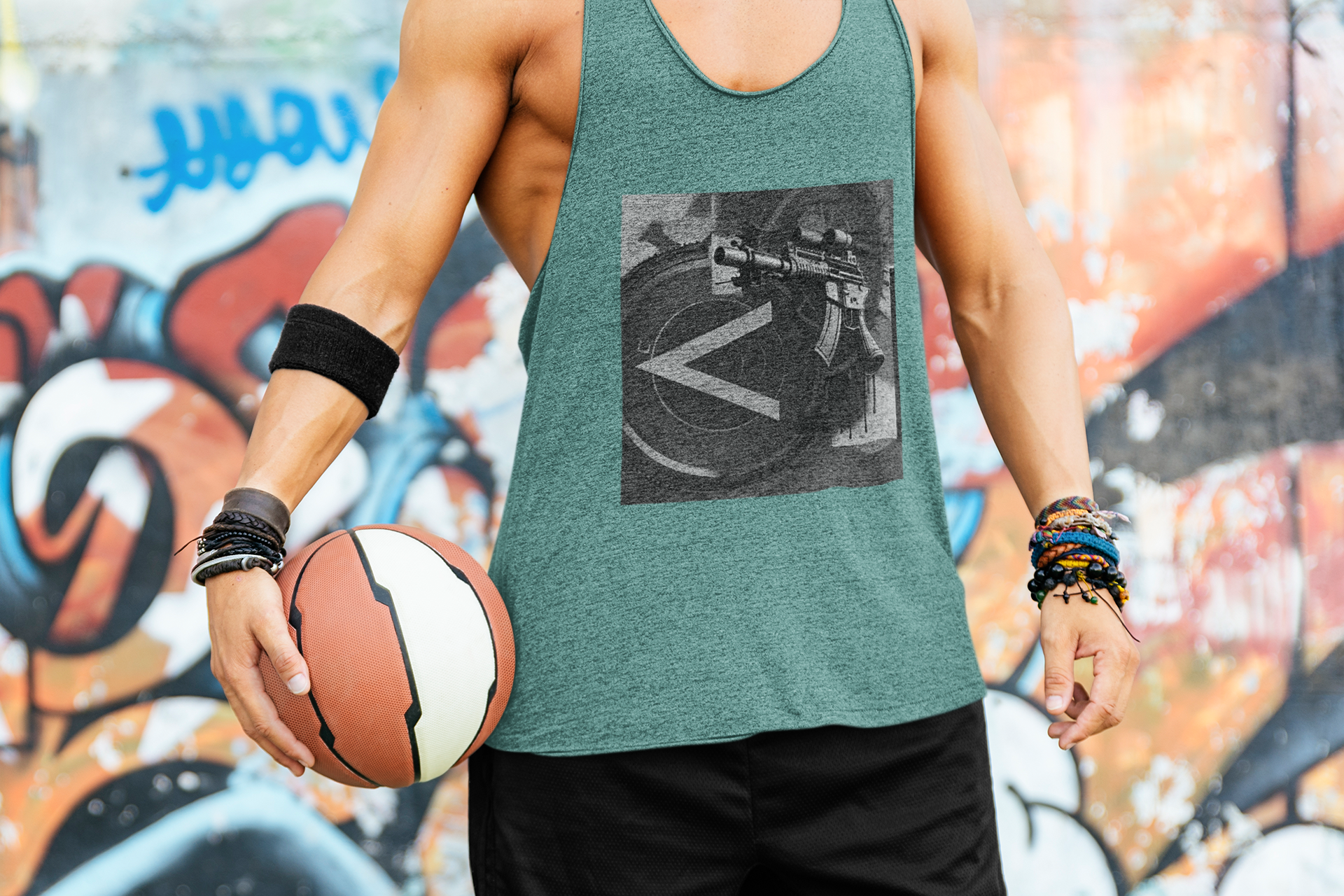 Machine Gun as Art Tank Top | Artists' Armory