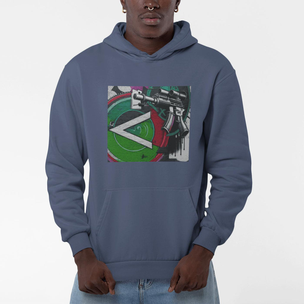 Military Green Machine Gun as Art Hoodie | Artists' Armory