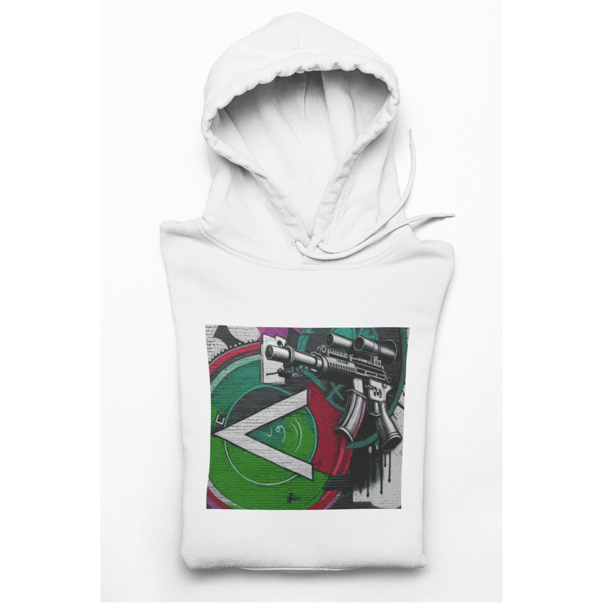 Military Green Machine Gun as Art Hoodie | Artists' Armory