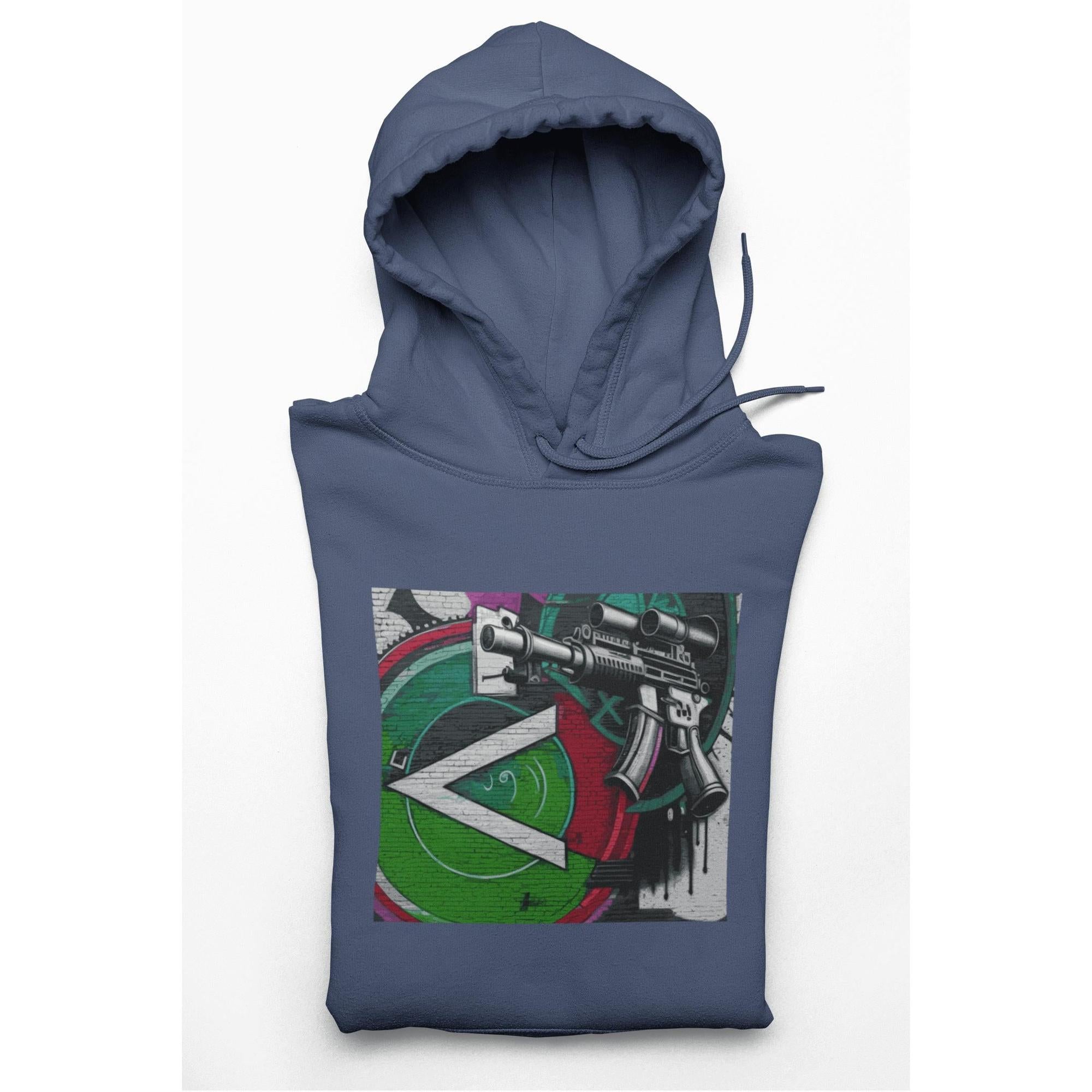 Military Green Machine Gun as Art Hoodie | Artists' Armory