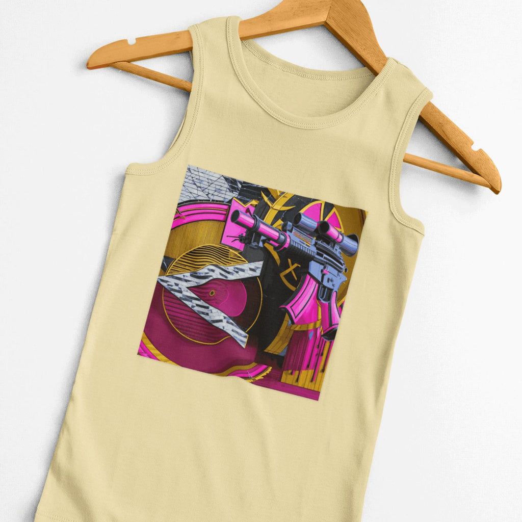 Pink Gun Stencil Tank | Artists’ Armory