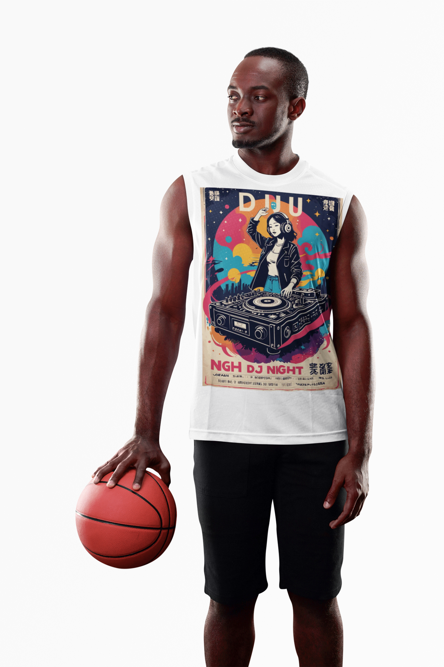 🎧 Retro DJ Night Tank Top | Artists’ Armory