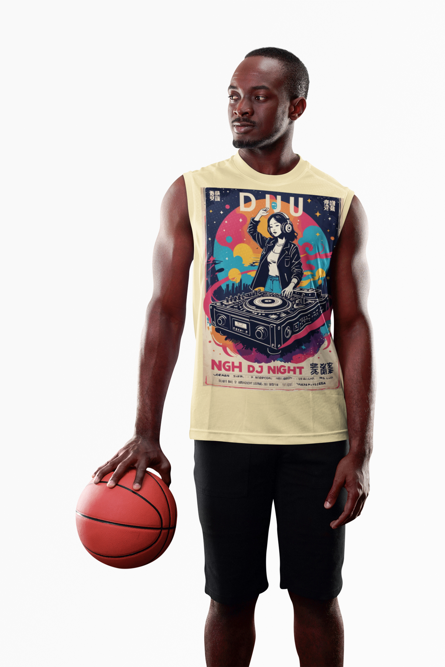 🎧 Retro DJ Night Tank Top | Artists’ Armory